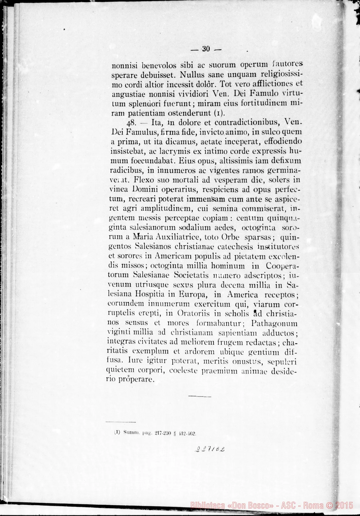 Fotogramma E 2 — Pars Secunda: Informatio