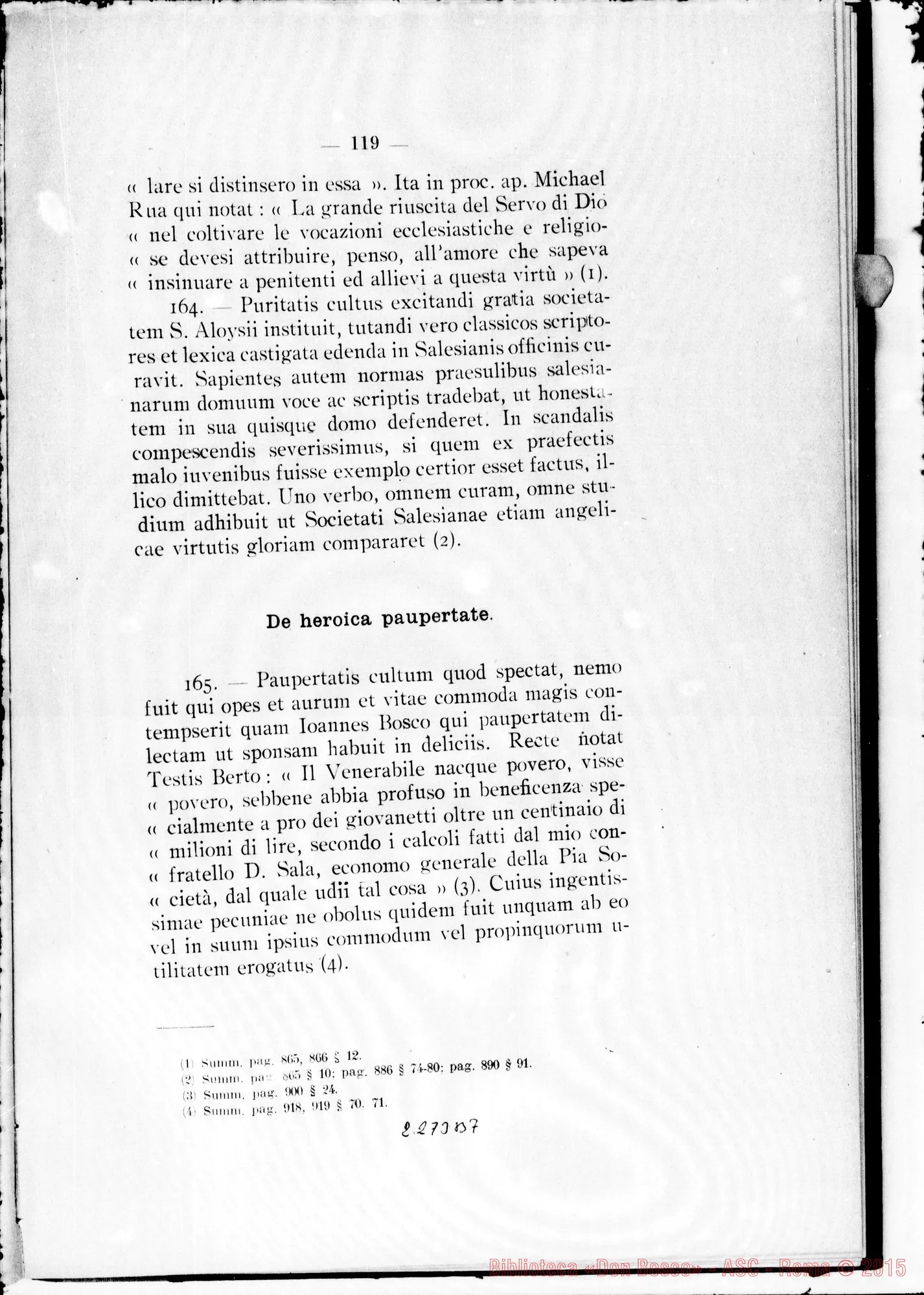 Fotogramma B 7 — Pars Secunda: Informatio