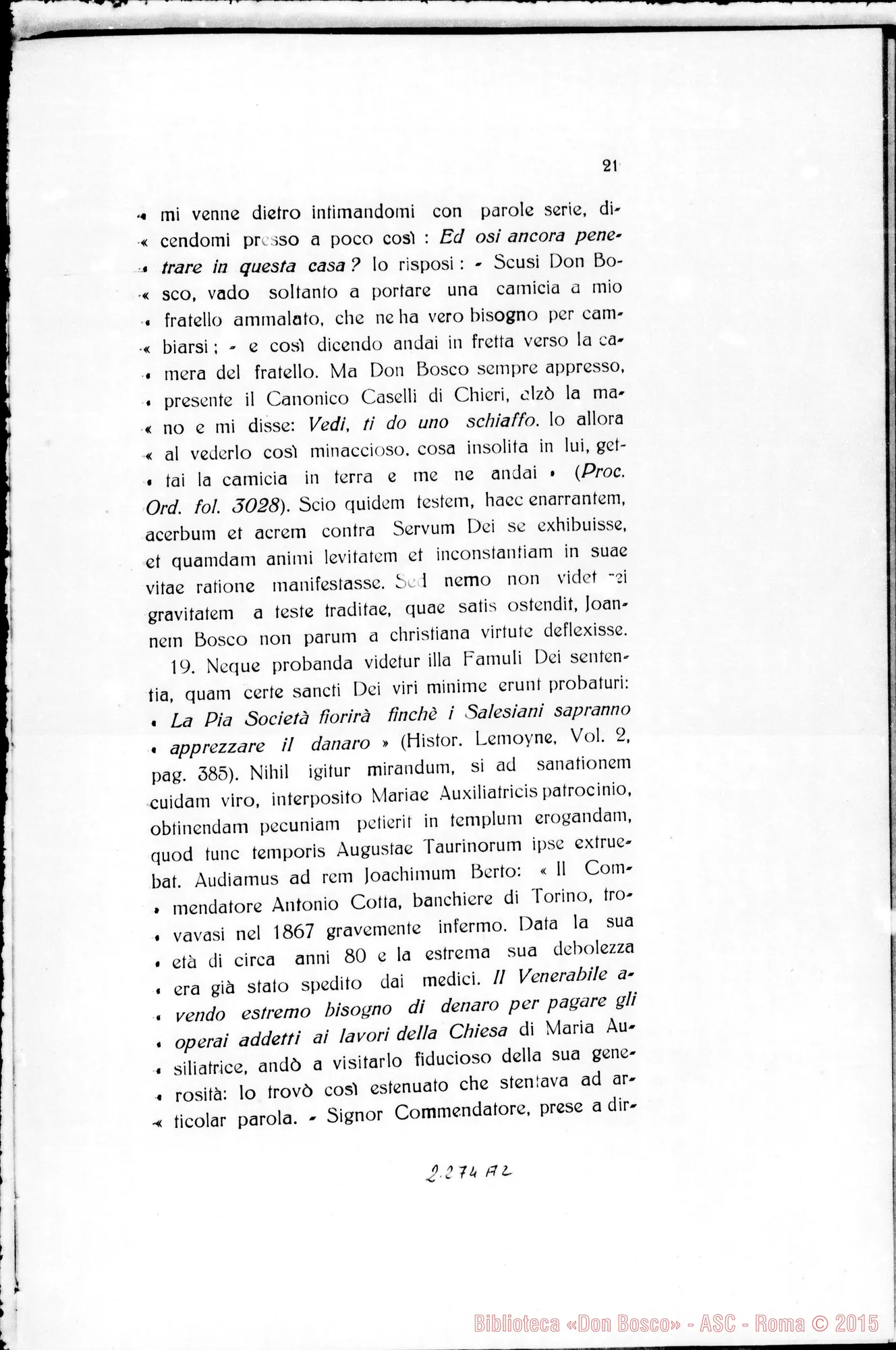 Fotogramma A 2 — Animadversiones