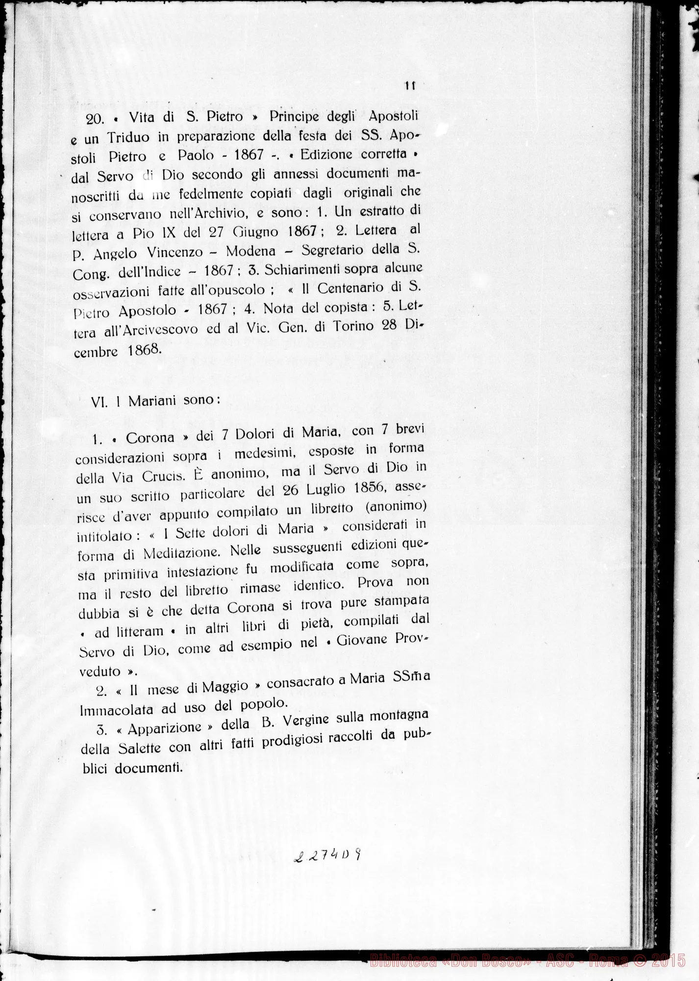 Fotogramma D 9 — Summarium ex officio
