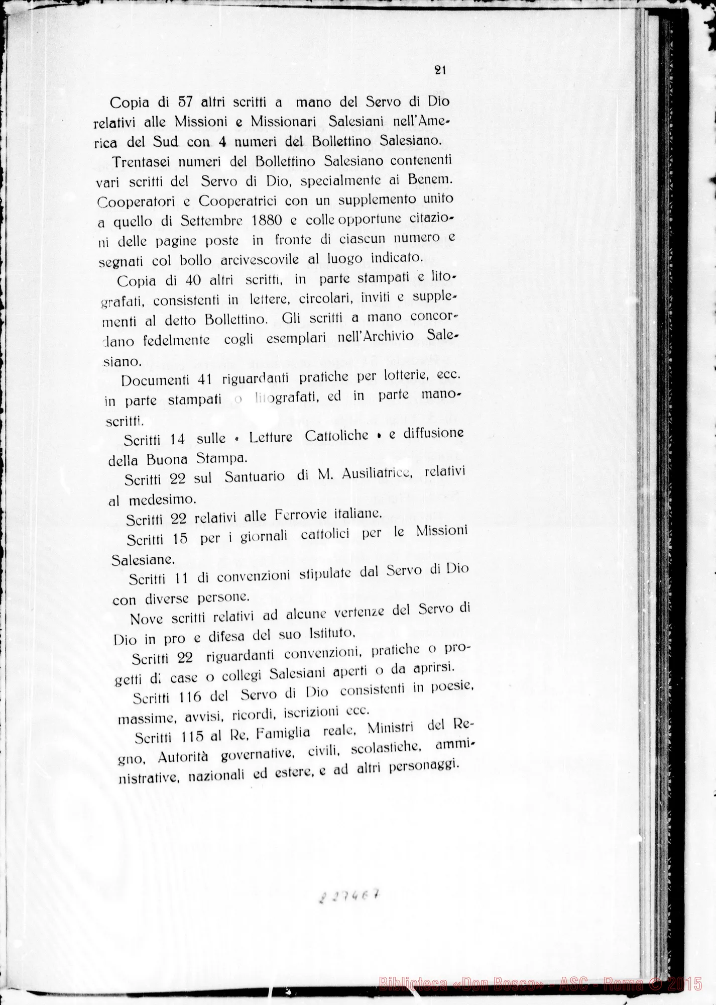 Fotogramma E 7 — Summarium ex officio