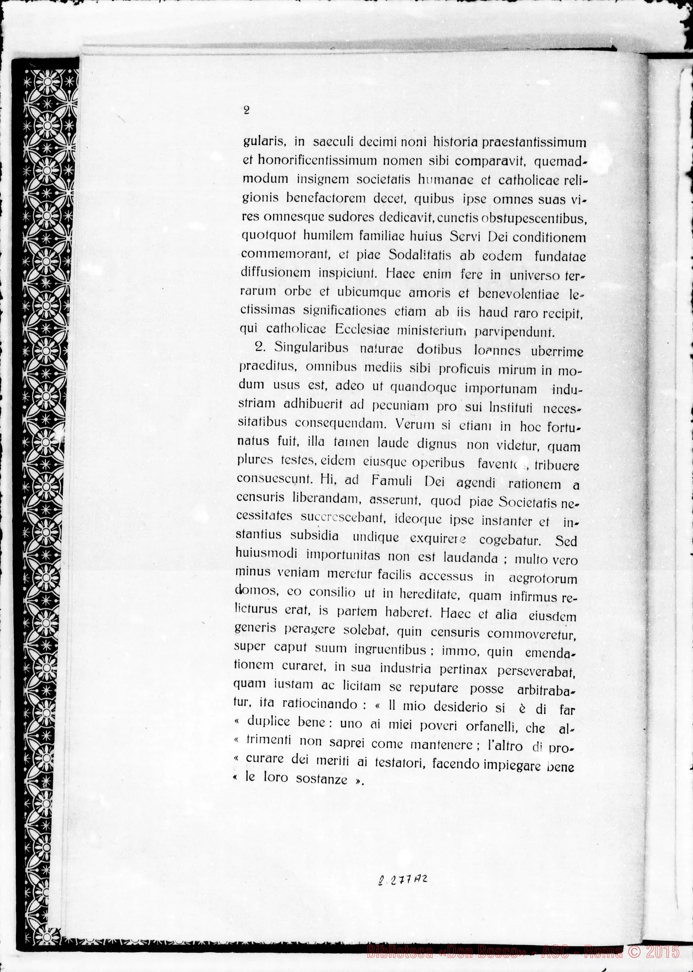 Fotogramma A 2 — Novae animadversiones