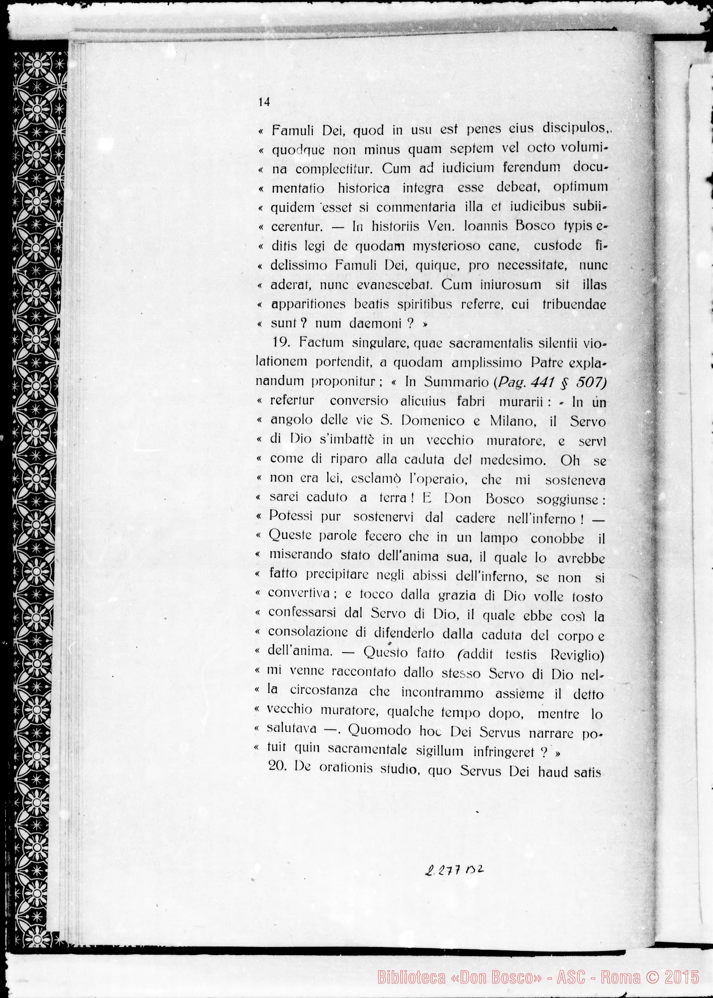 Fotogramma B 2 — Novae animadversiones