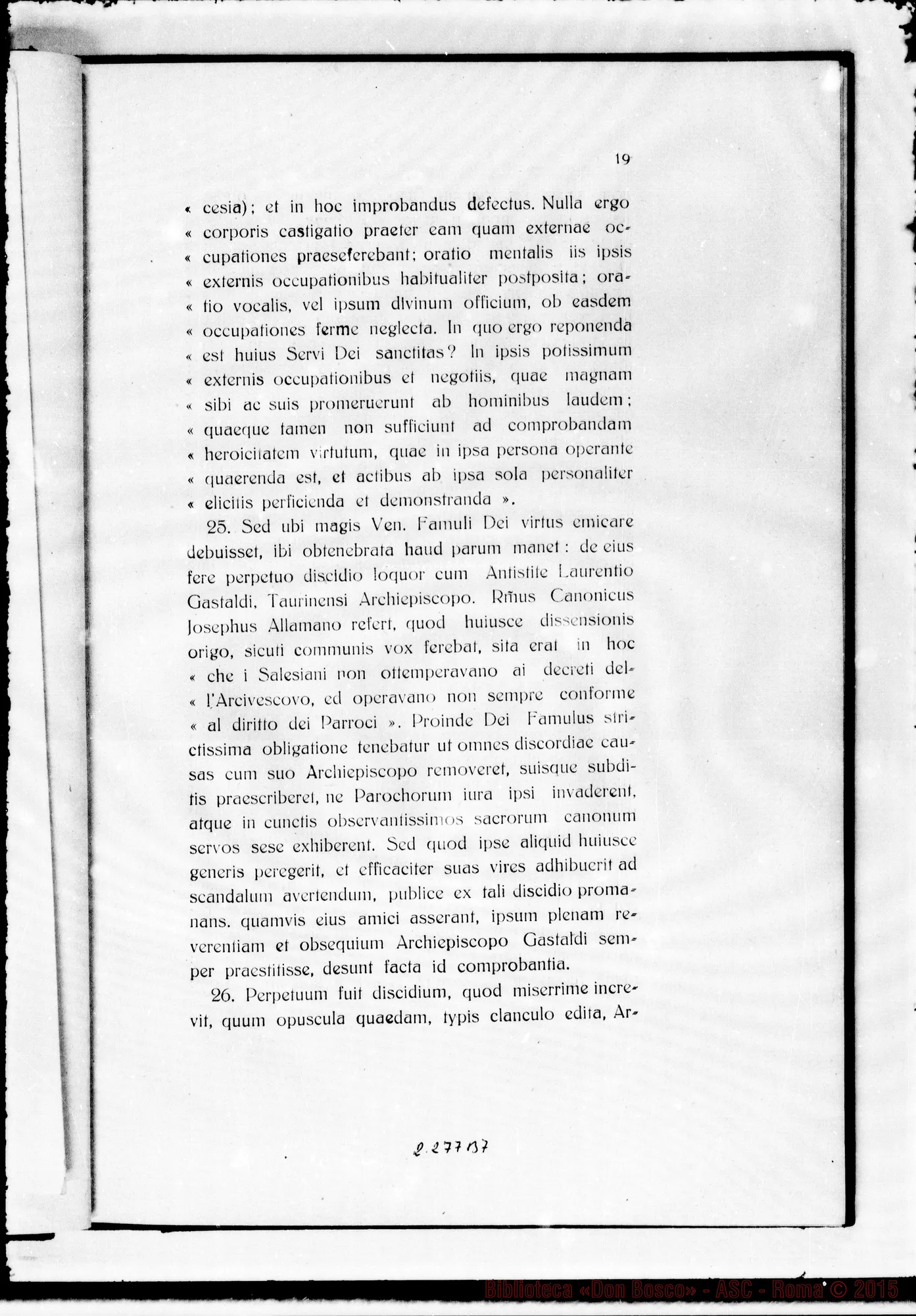 Fotogramma B 7 — Novae animadversiones