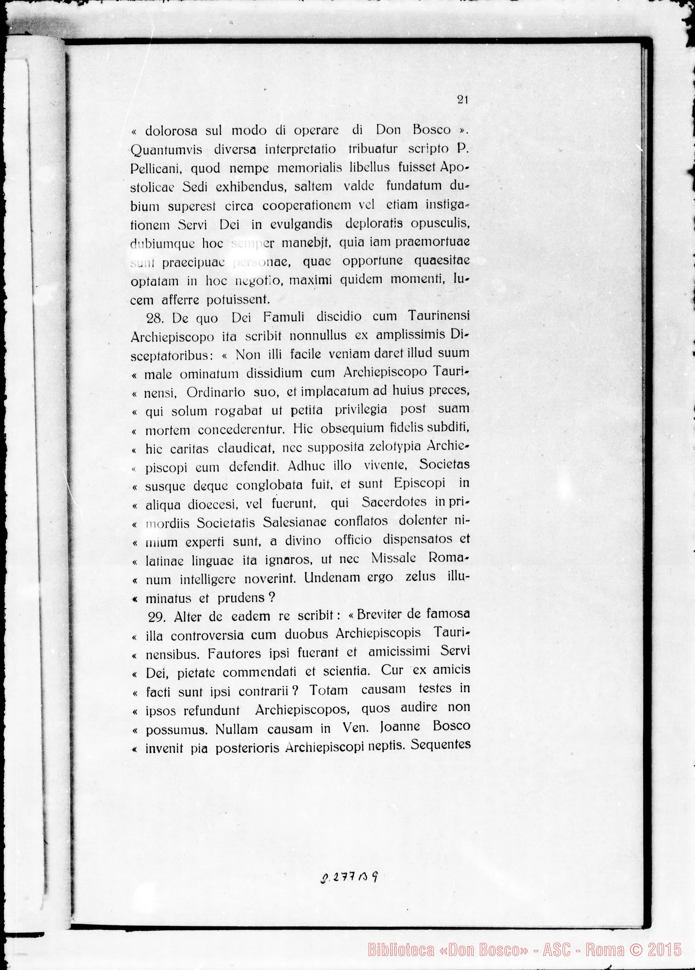 Fotogramma B 9 — Novae animadversiones
