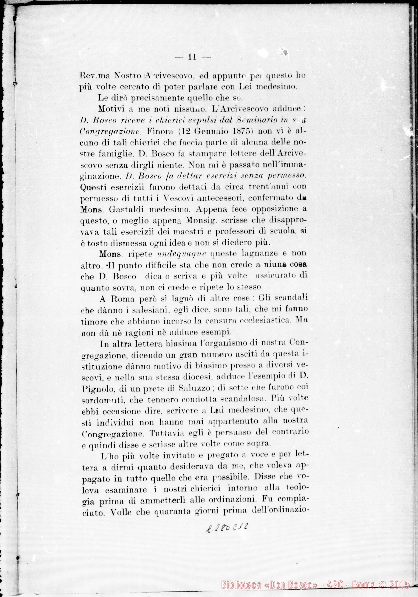 Fotogramma E 12 — Appendix documentorum