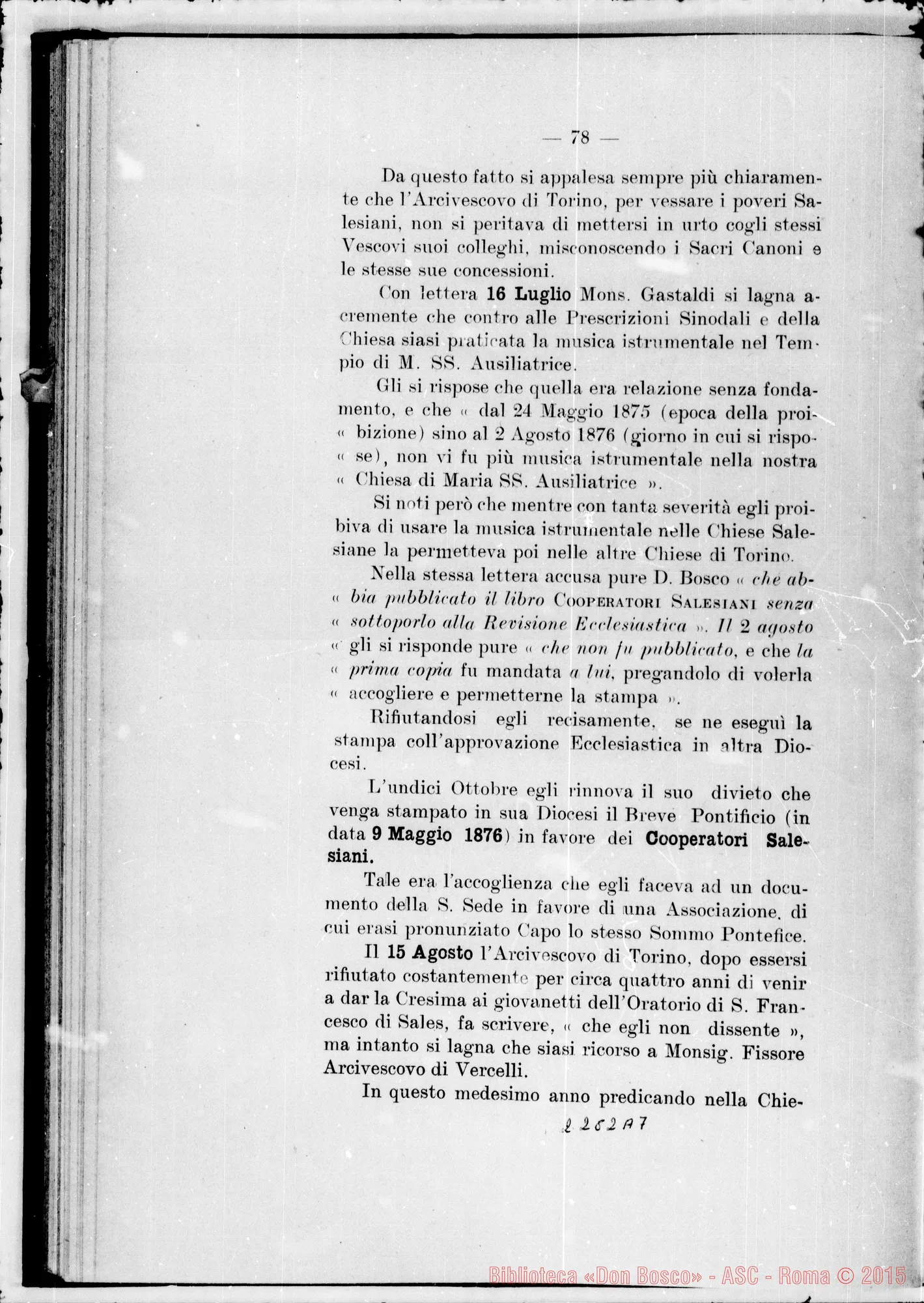 Fotogramma A 7 — Appendix documentorum