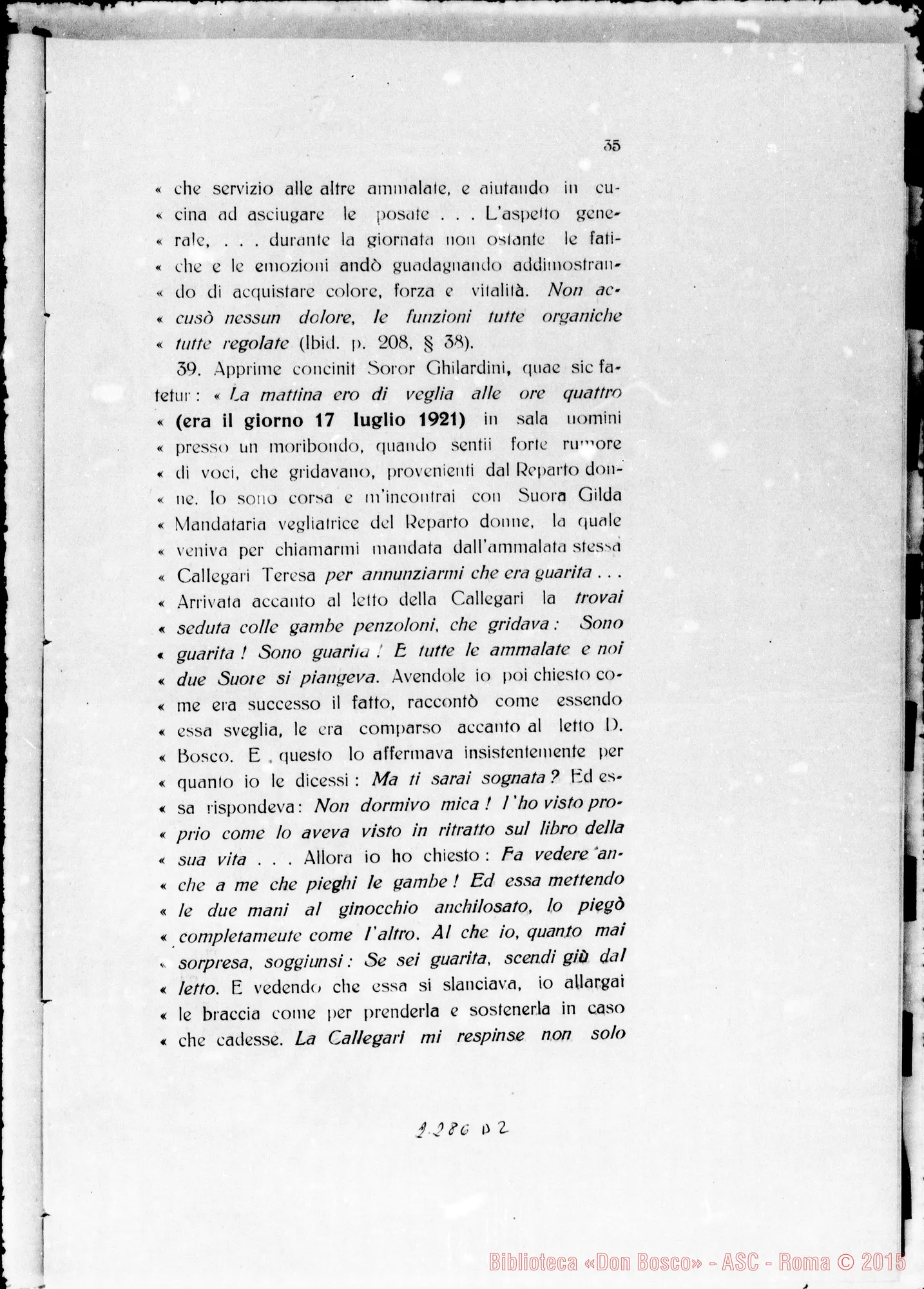 Fotogramma D 2 — Informatio