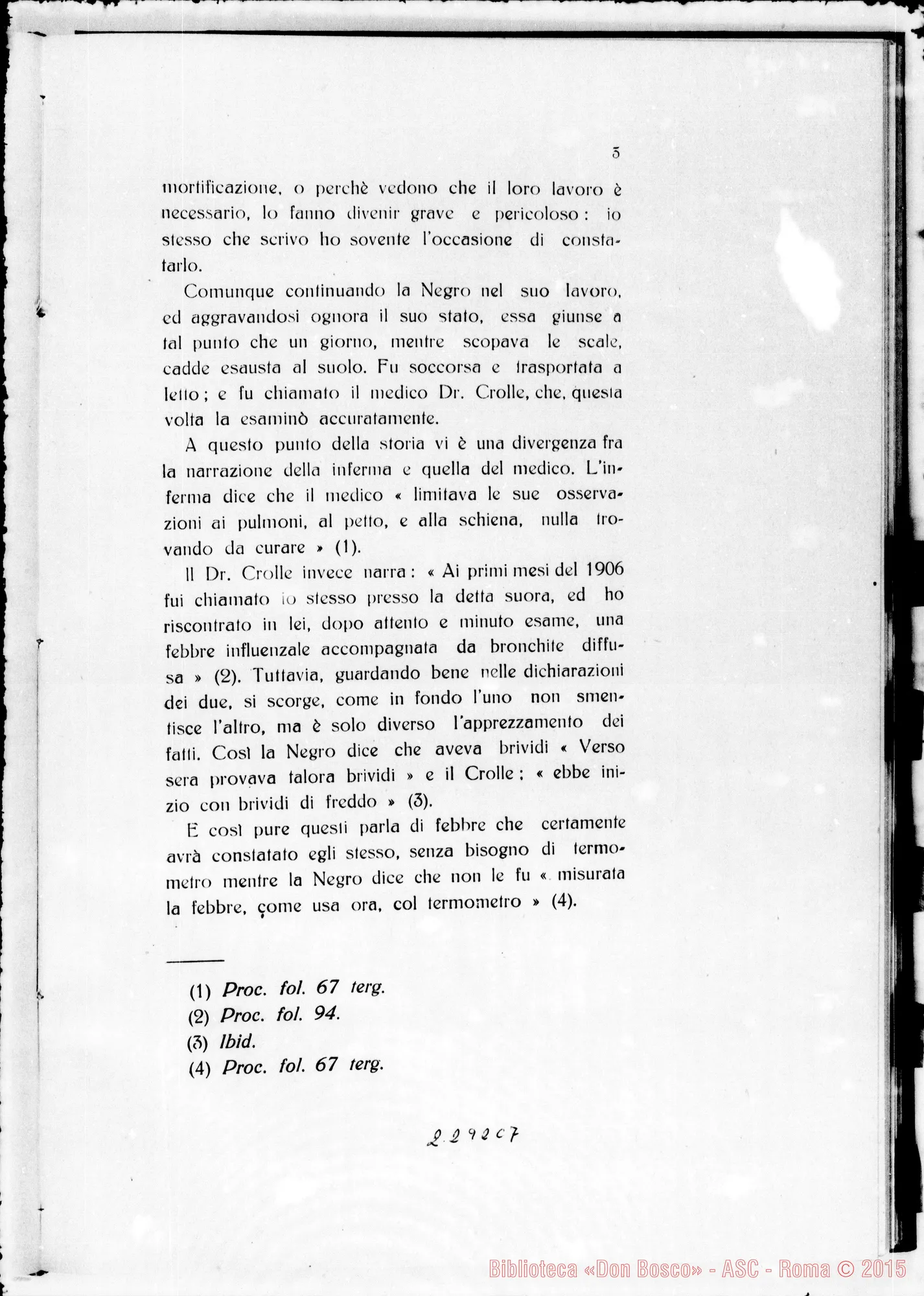 Fotogramma C 7 — ludicium medicum: Dott. Feliciani
