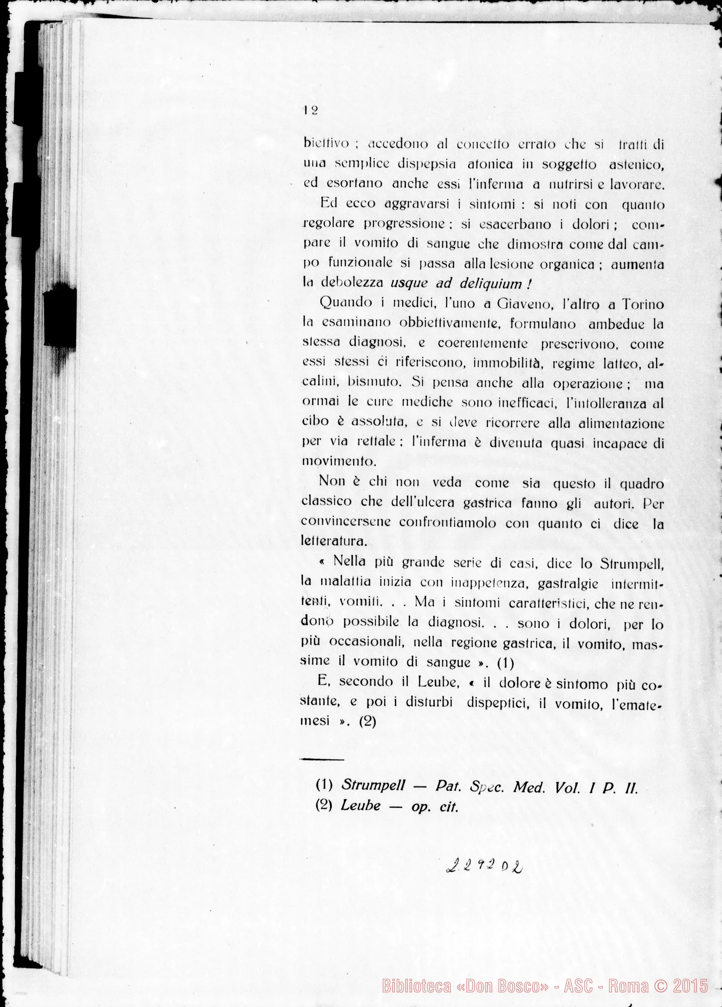 Fotogramma D 2 — ludicium medicum: Dott. Feliciani