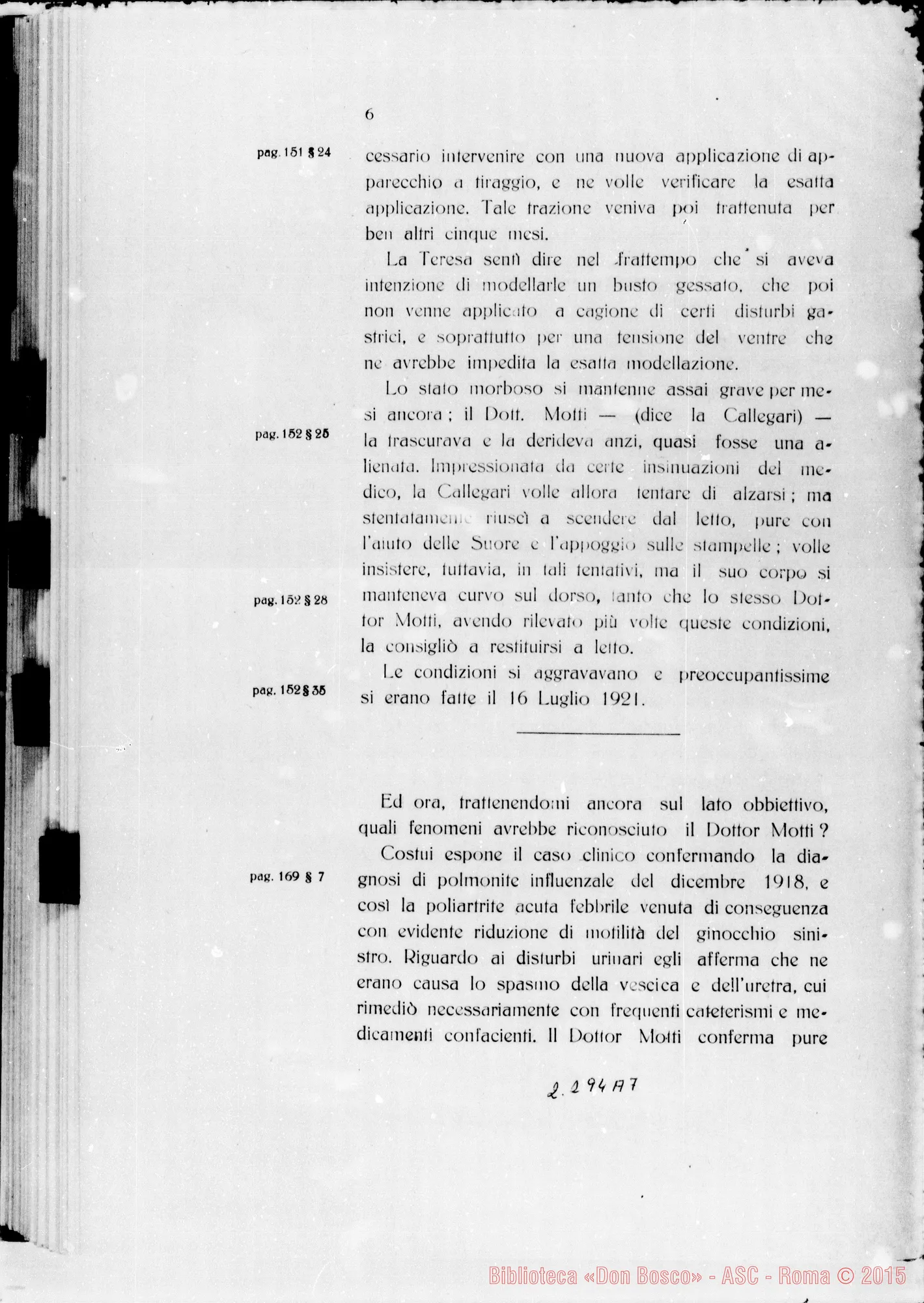 Fotogramma A 7 — ludicium medicum: Dott. Chiays