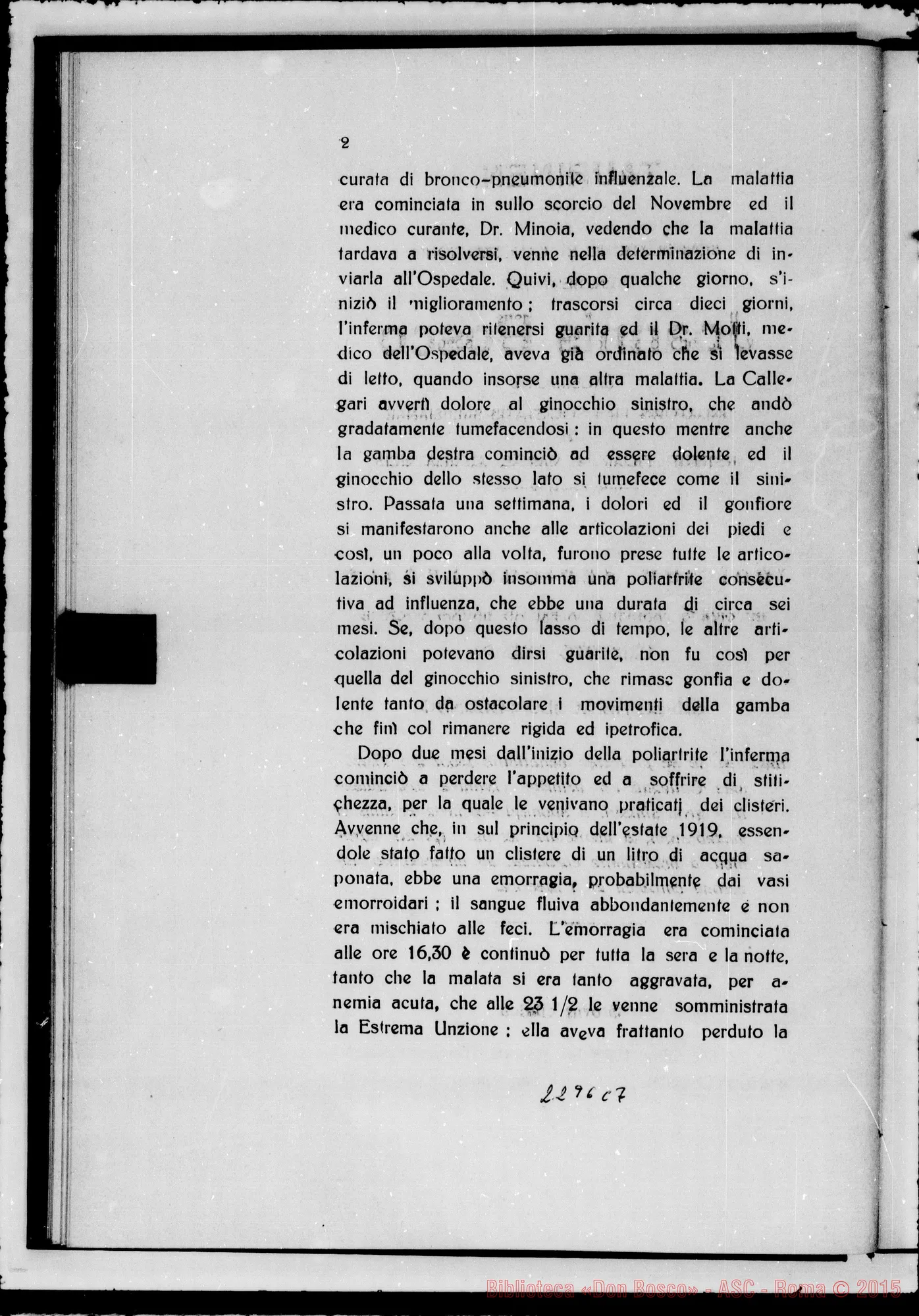 Fotogramma C 7 — ludicium medicum legale super secundo miraculo