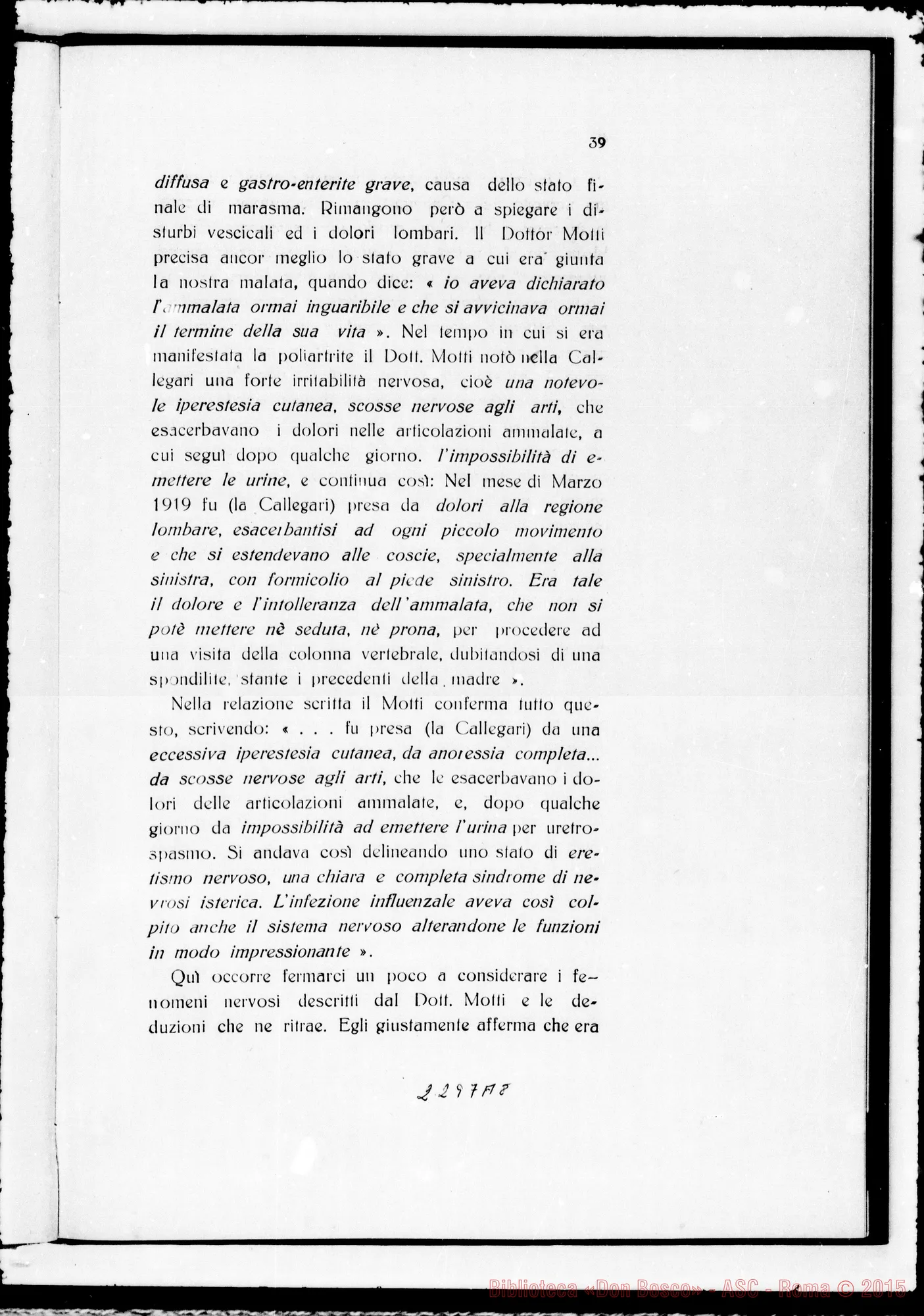 Fotogramma A 8 — ludicium medicum legale super secundo miraculo