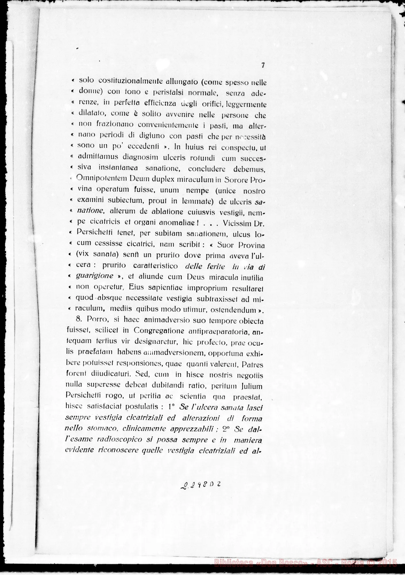 Fotogramma D 2 — Novissimae animadversiones