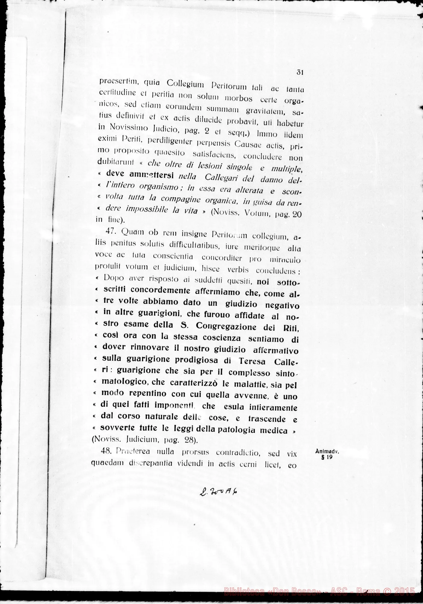 Fotogramma A 6 — Nonnullae explicationes