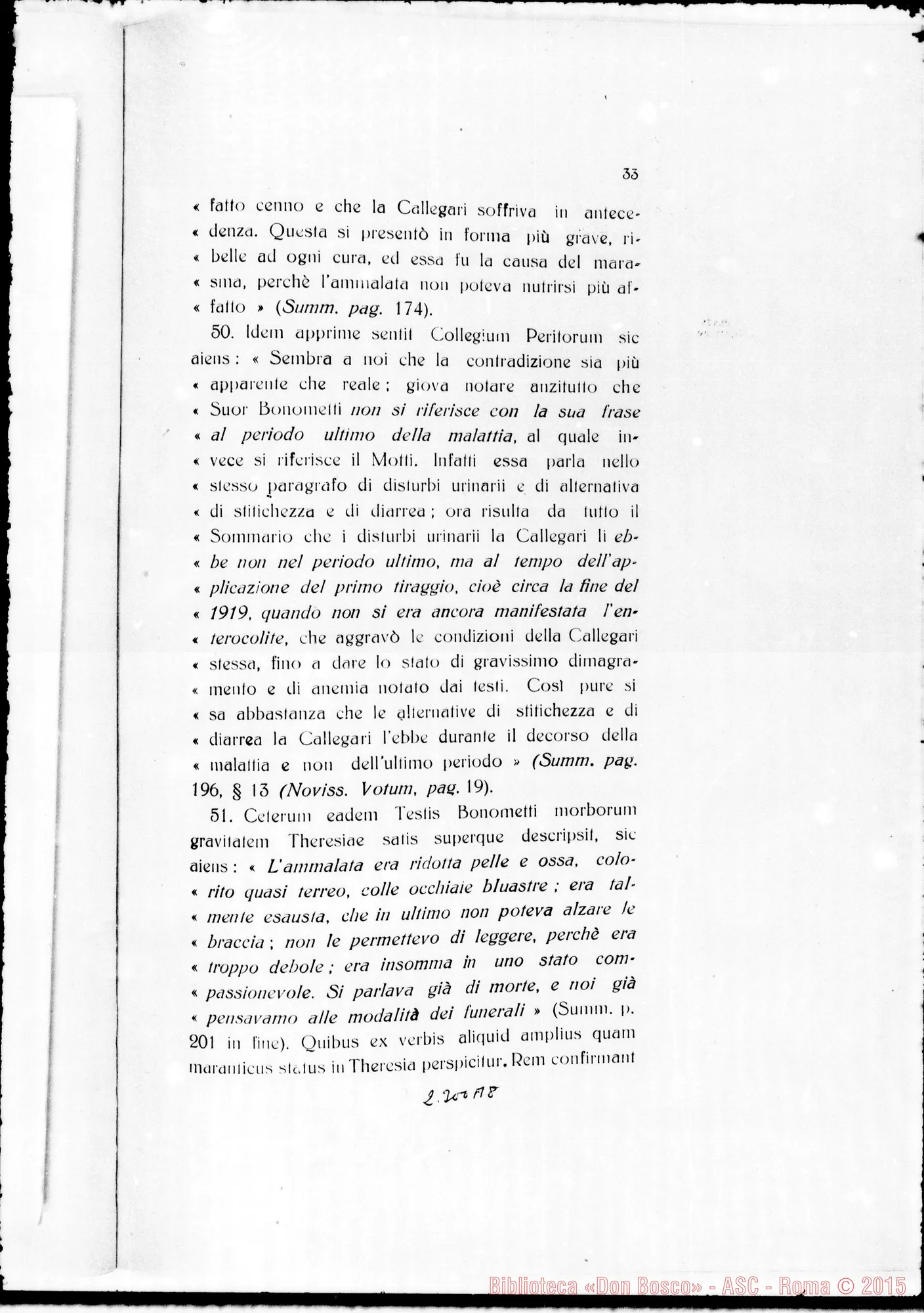 Fotogramma A 8 — Novissimum iudicium legale