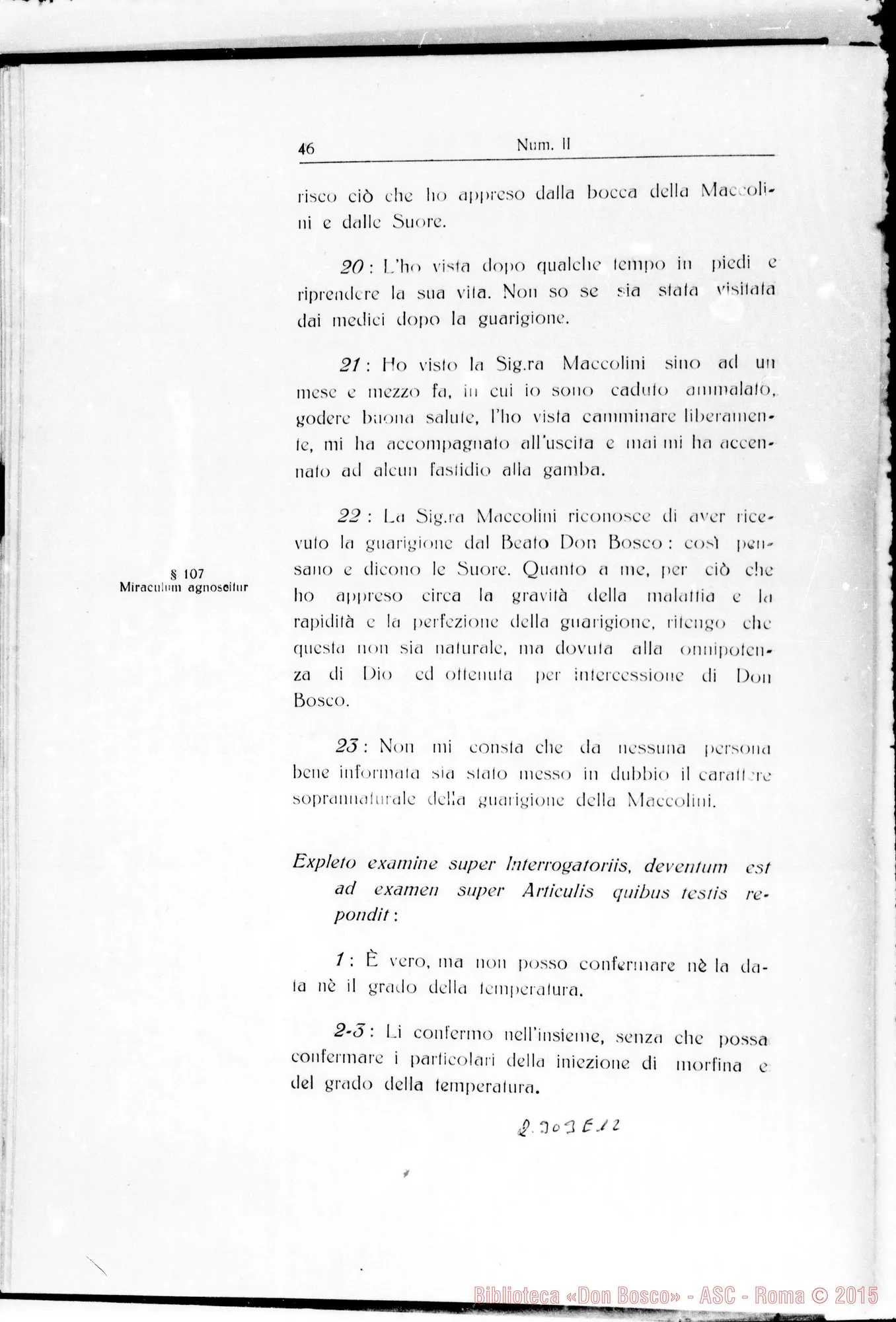 Fotogramma E 12 — Informatio