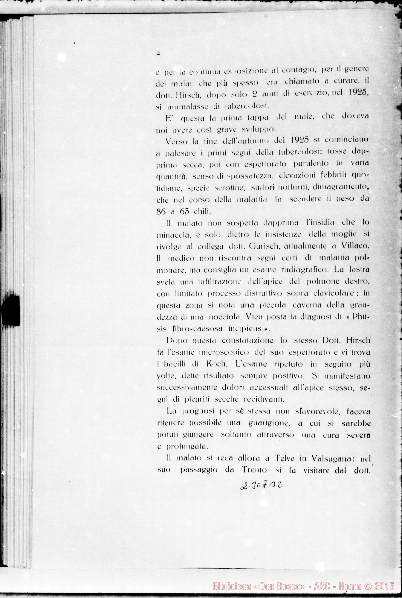 Fotogramma B 2 — ludicium medicum legale: Dott. Vercellio