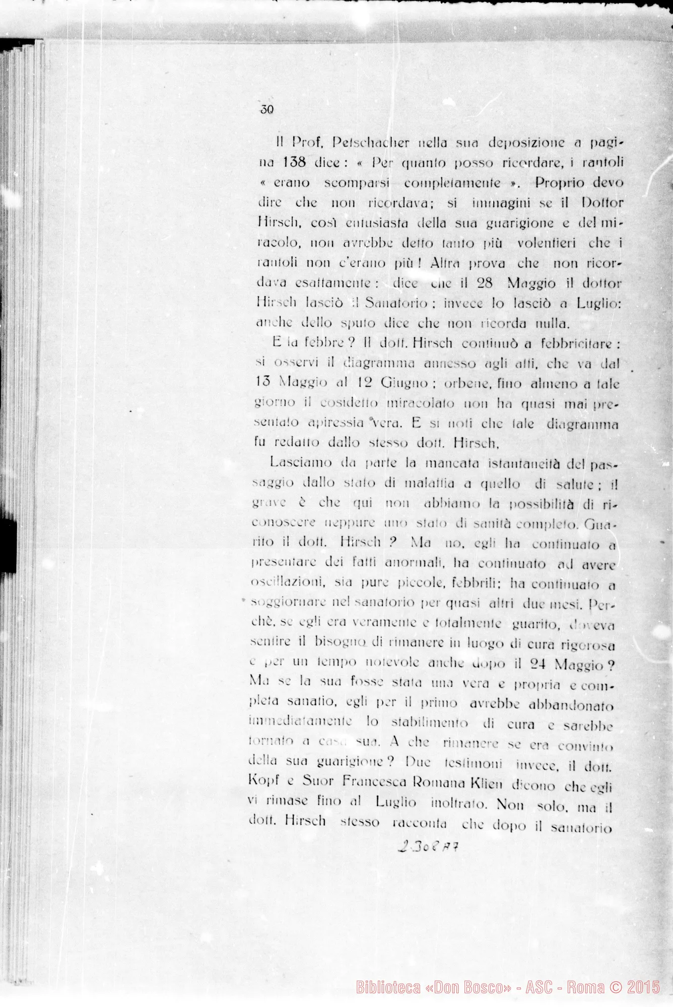 Fotogramma A 7 — ludicium medicum legale: Dott. Persichetti