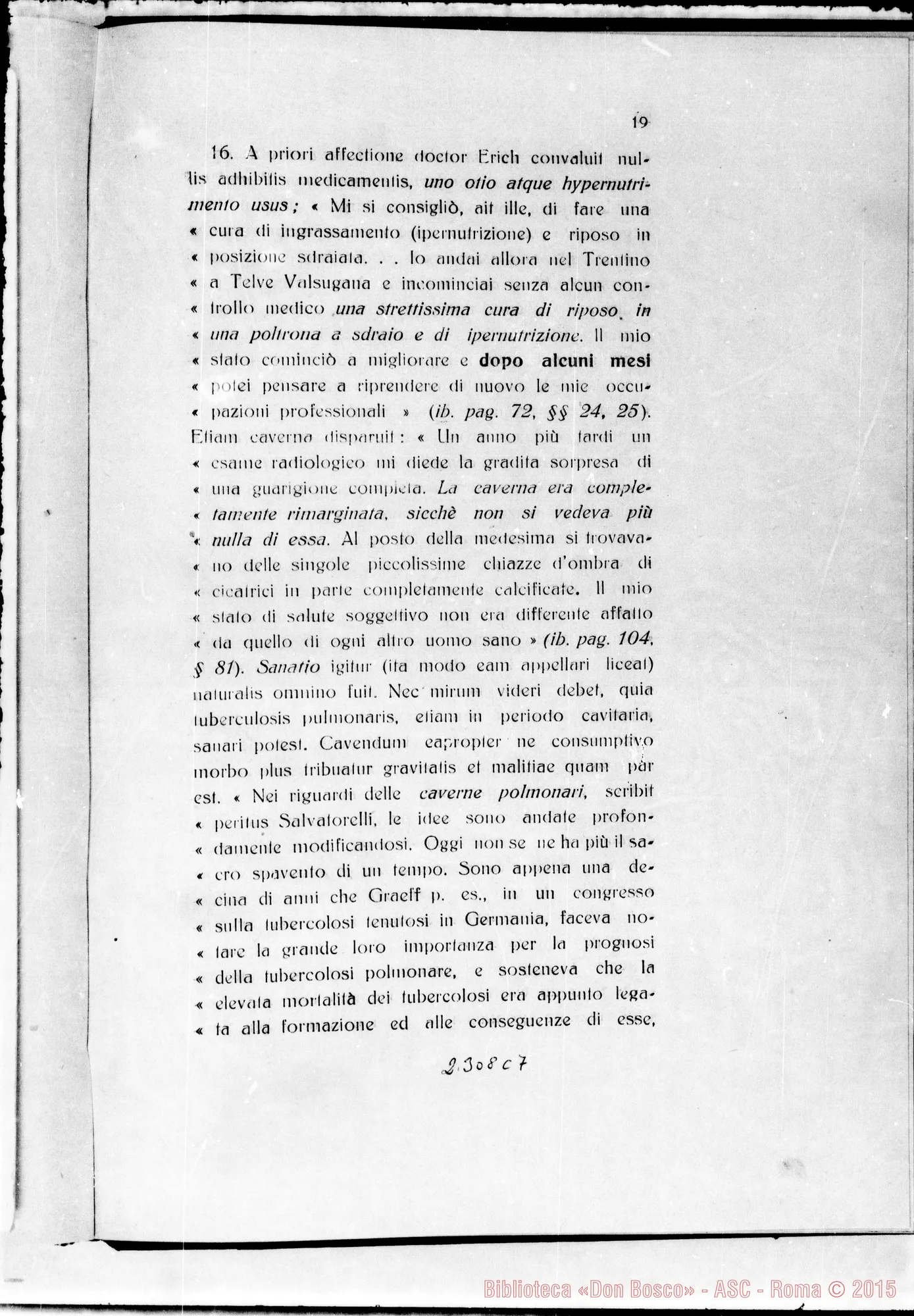 Fotogramma C 7 — ludicium medicum legale: Dott. Marini