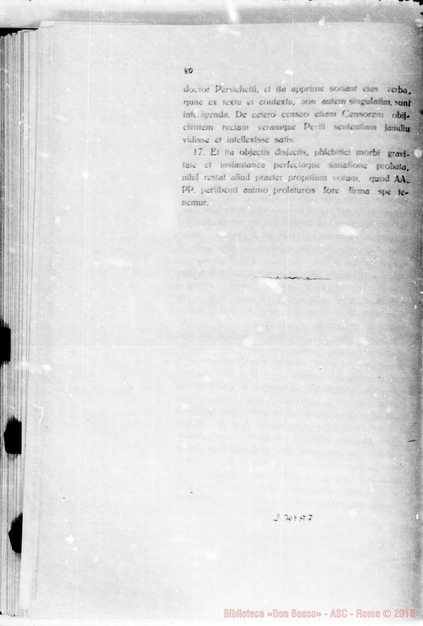Fotogramma A 7 — ludicium medicum legale: Dott. Salvatorelli
