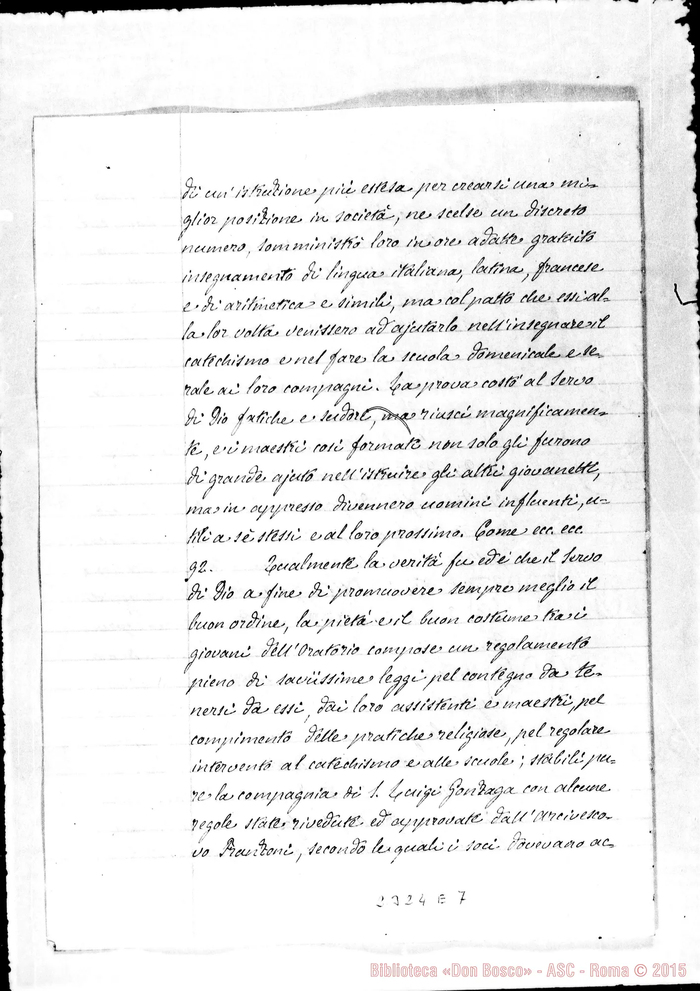 Fotogramma E 7 — De Statu Clericali, De Sacerdotio…