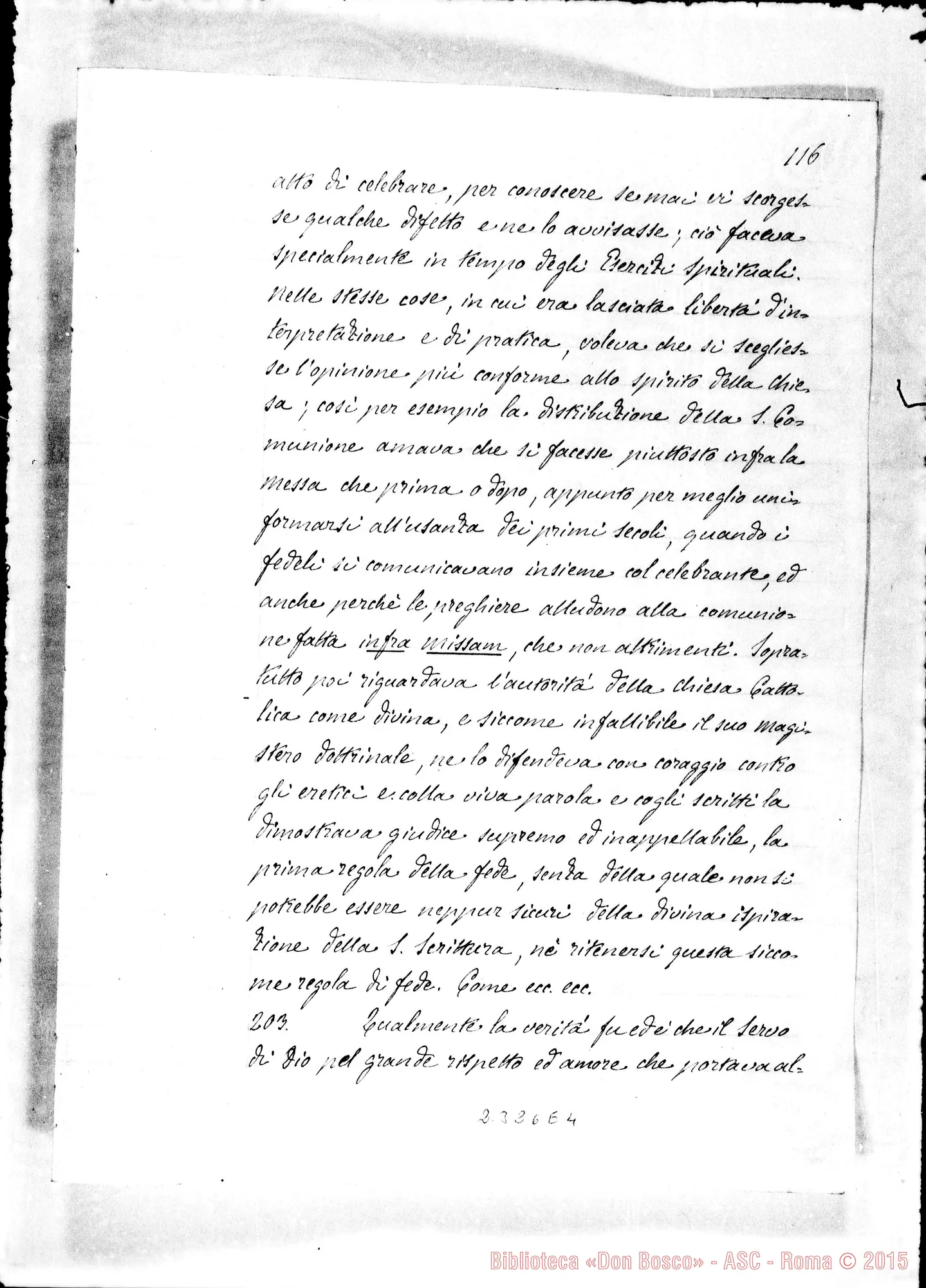 Fotogramma E 4 — De fide heroica