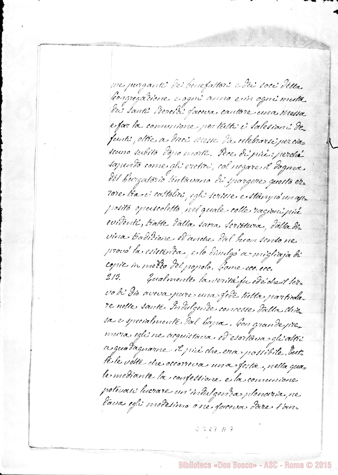 Fotogramma A 7 — De fide heroica