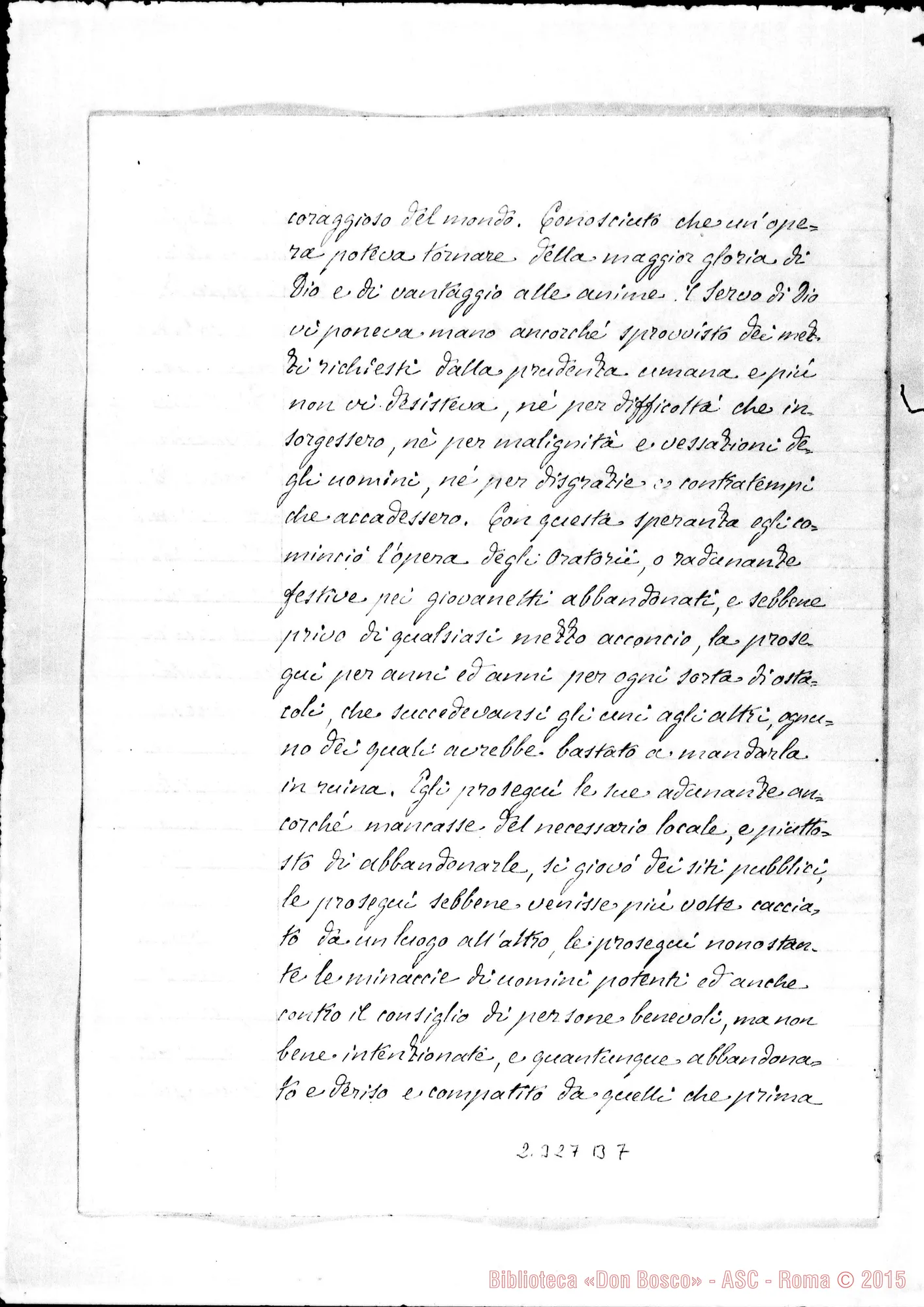 Fotogramma B 7 — De heroica spe