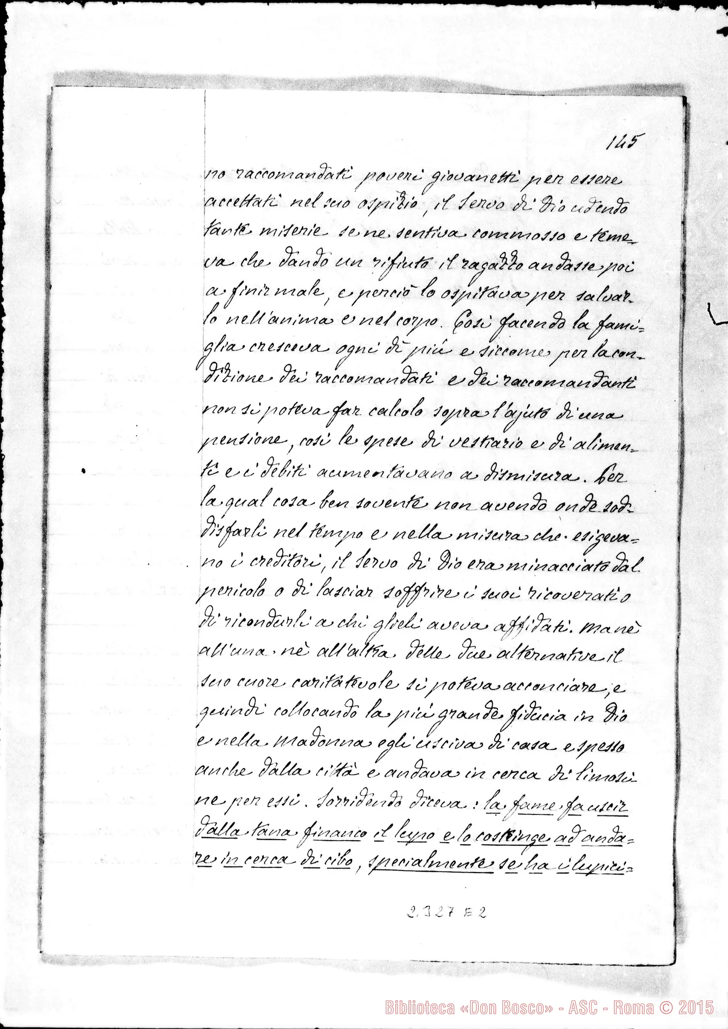 Fotogramma E 2 — De heroica charitate in proximum