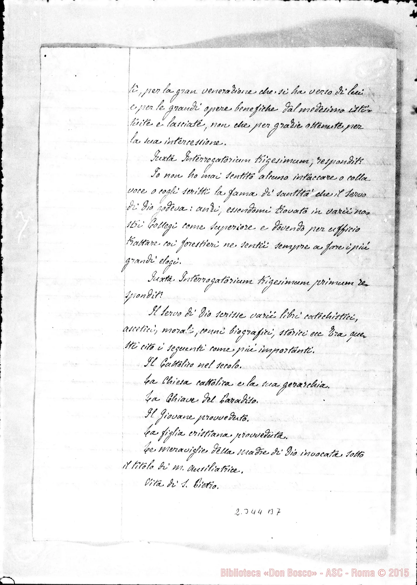 Fotogramma B 7 — Secundus Marchisio
