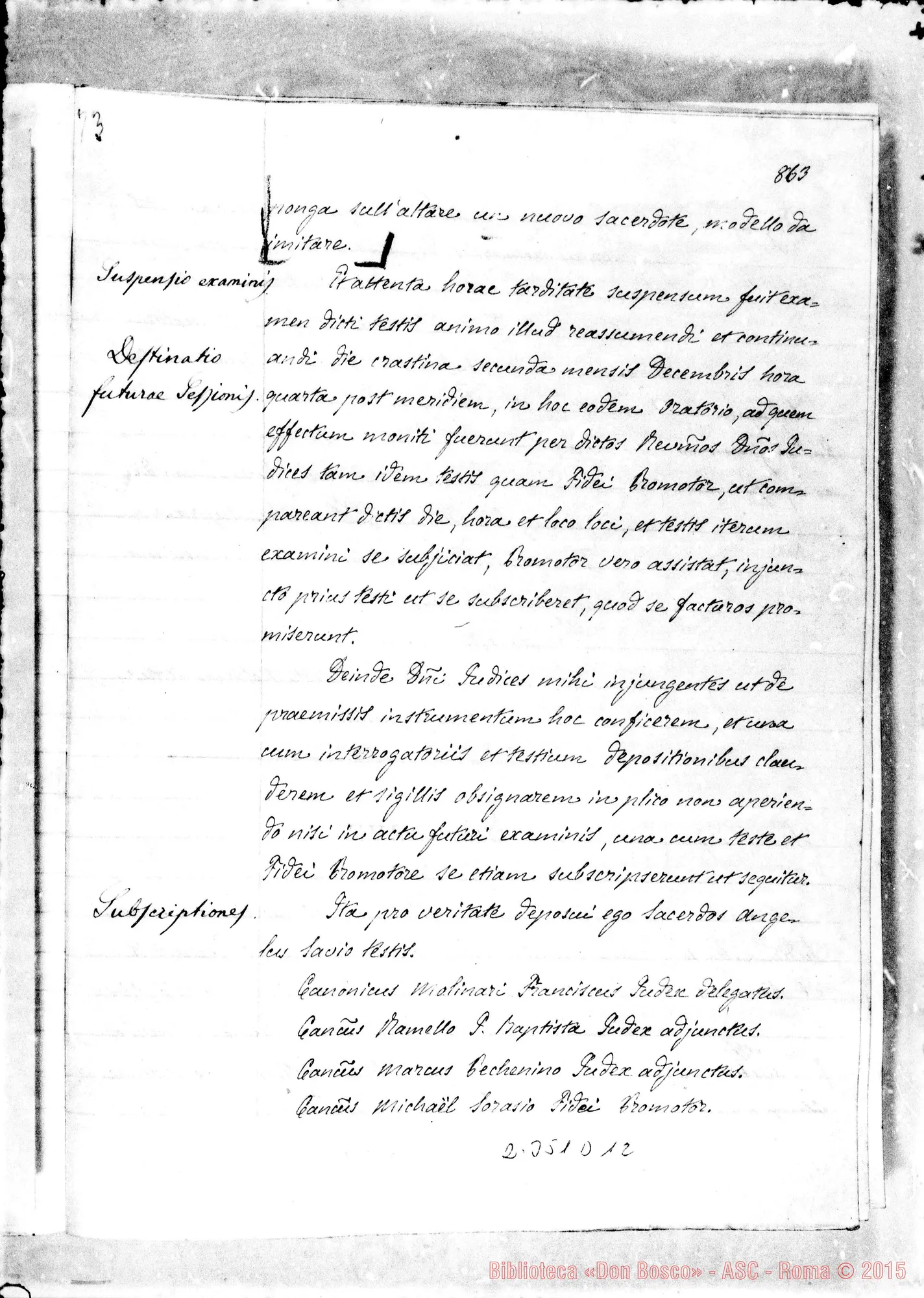 Fotogramma D 12 — Angelus Savio