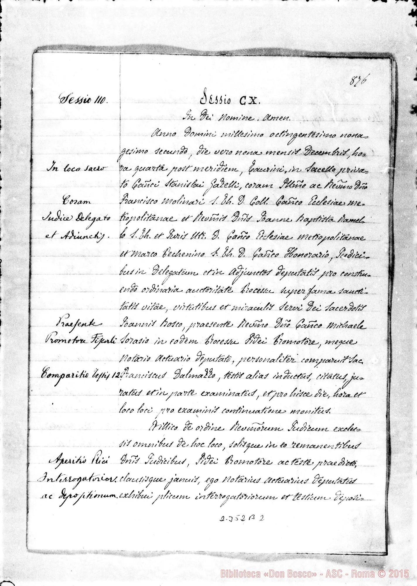 Fotogramma B 2 — Franciscus Dalmazzo