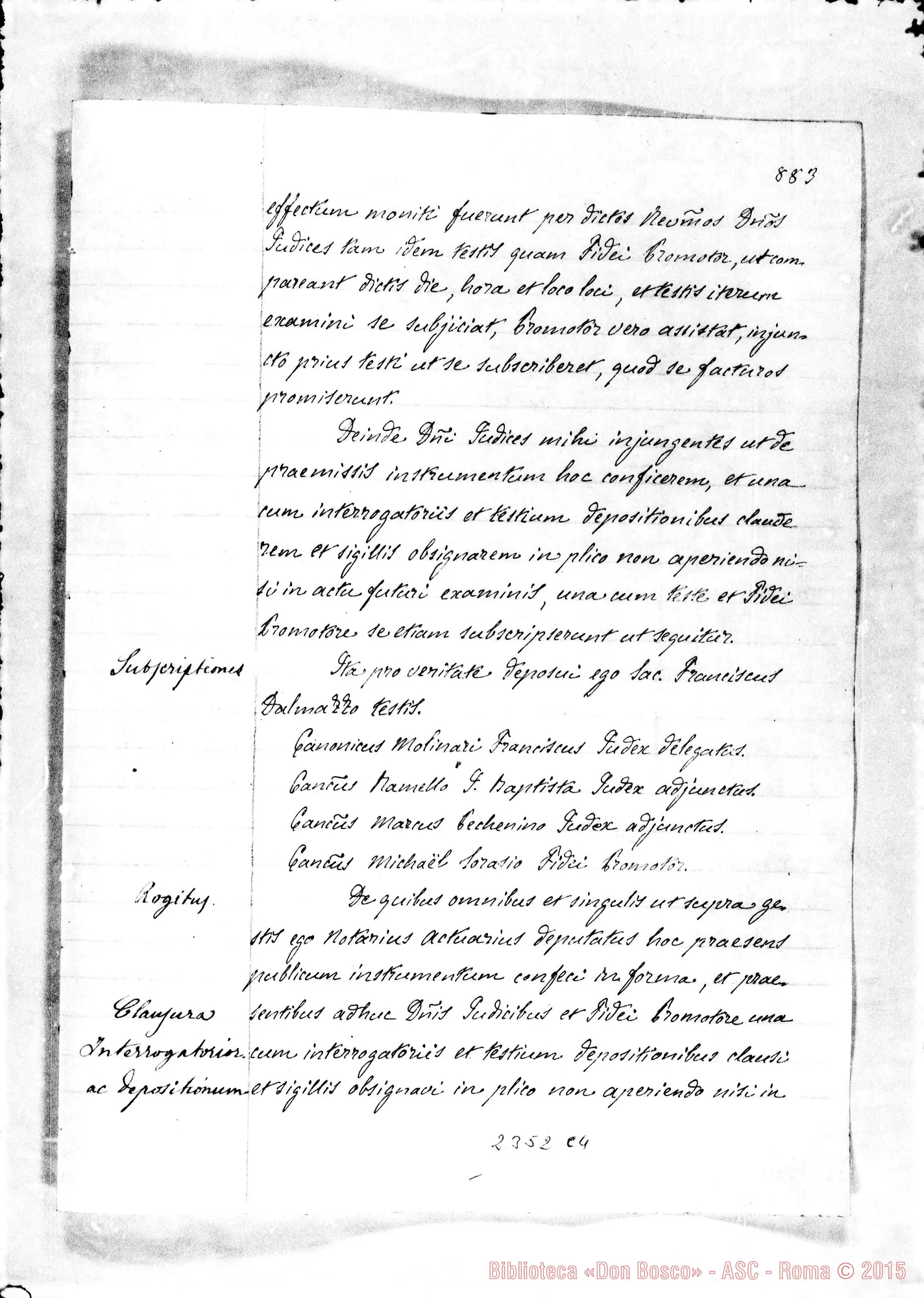 Fotogramma C 4 — Franciscus Dalmazzo
