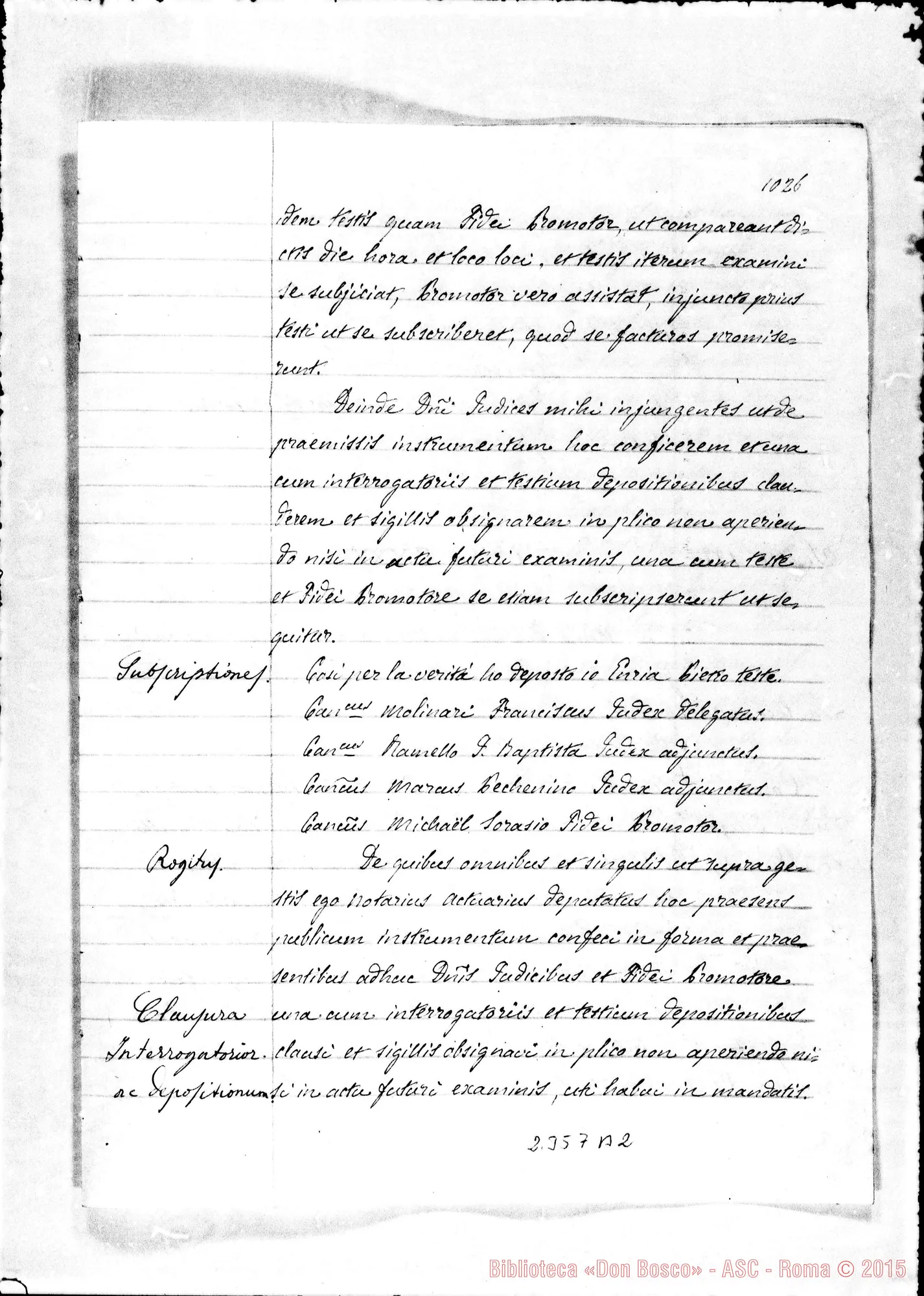 Fotogramma B 2 — Petrus Enria