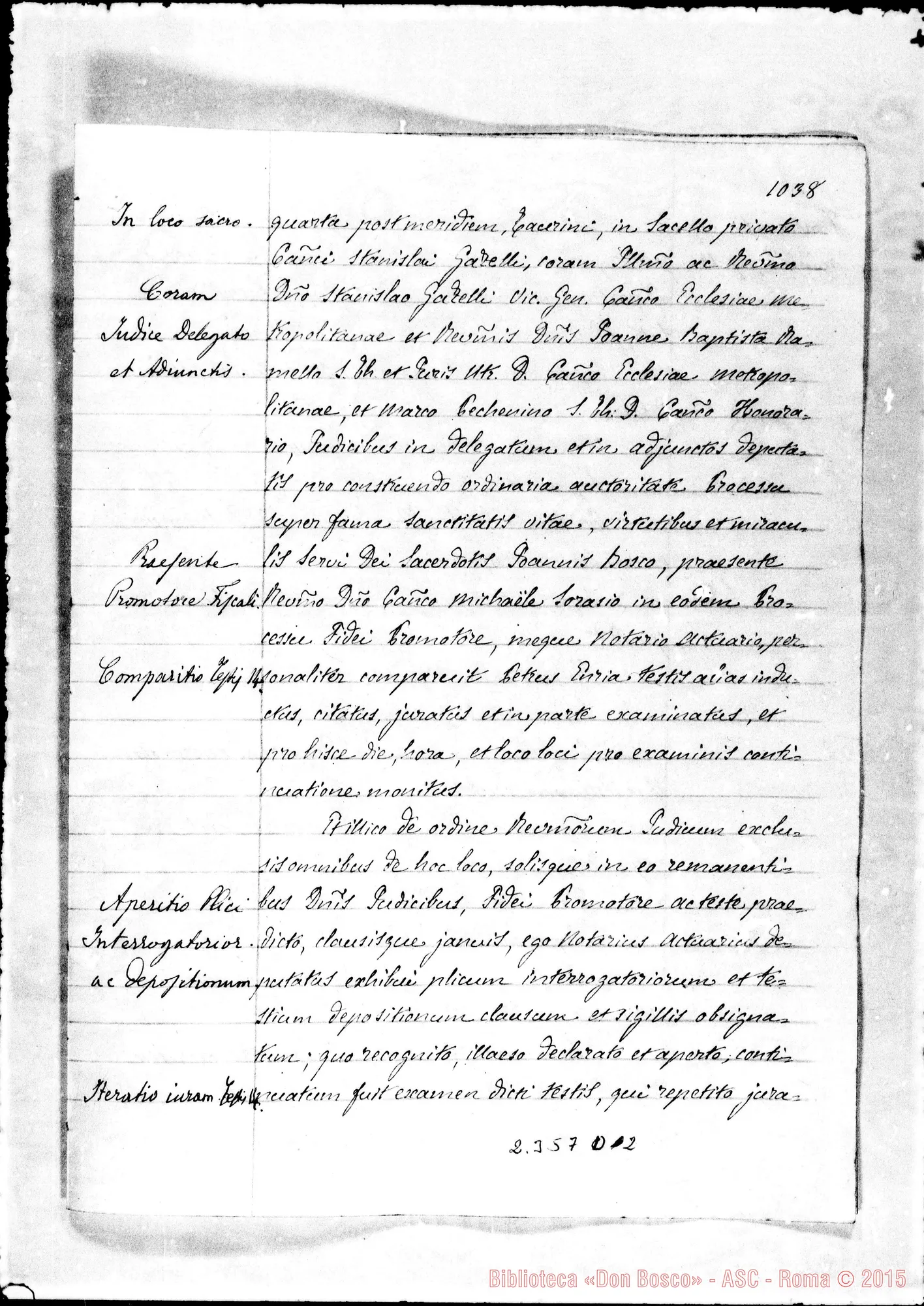 Fotogramma D 2 — Petrus Enria