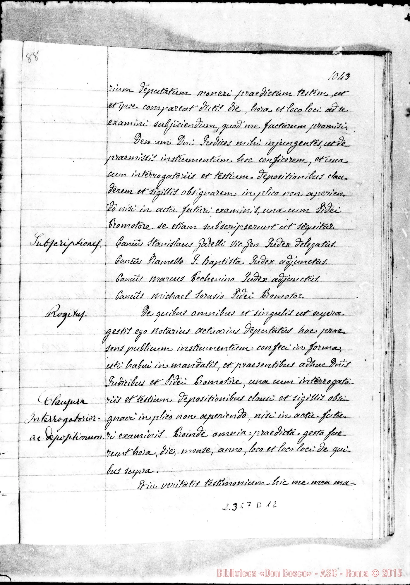 Fotogramma D 12 — Petrus Enria