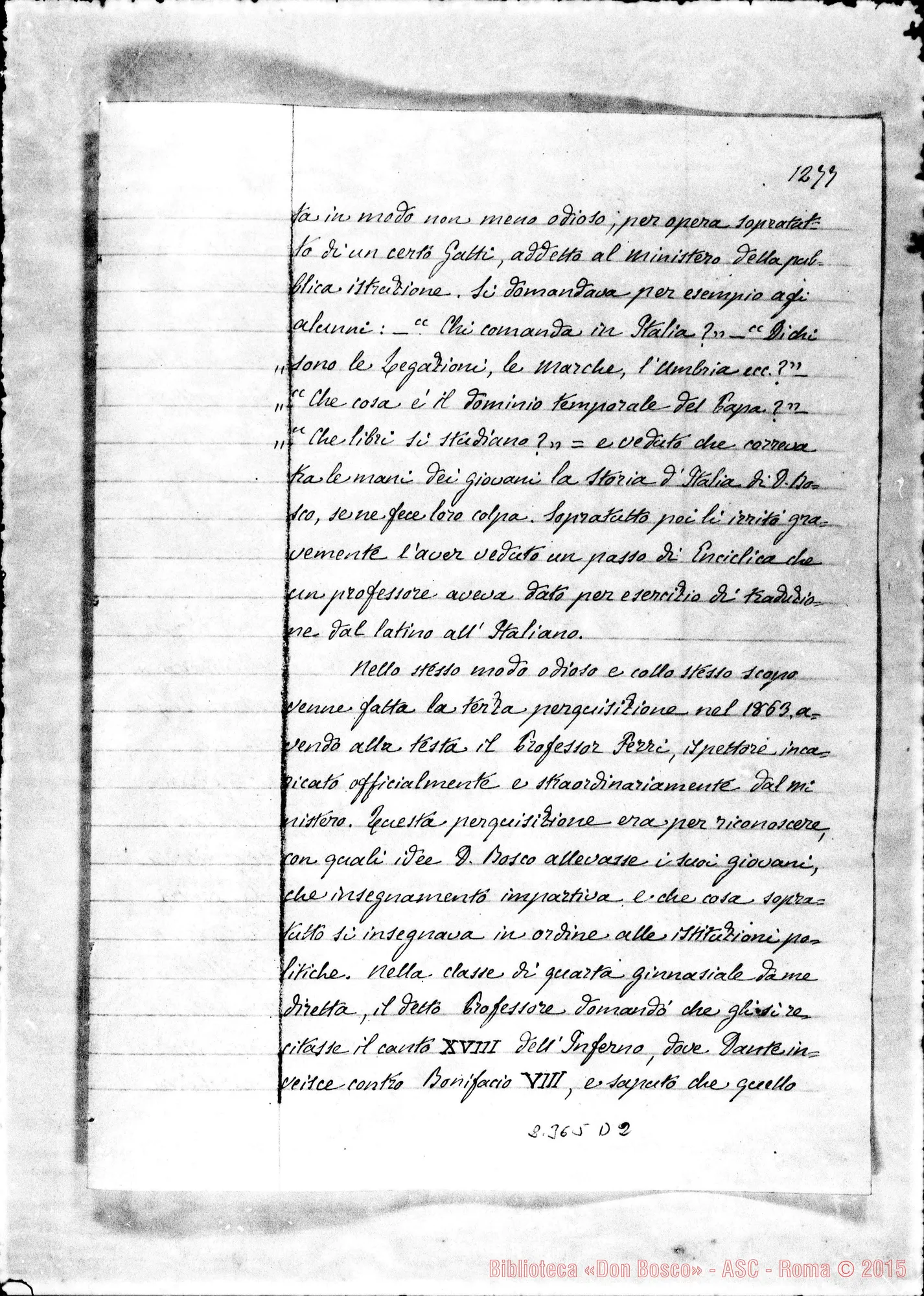 Fotogramma D 2 — Franciscus Cerruti