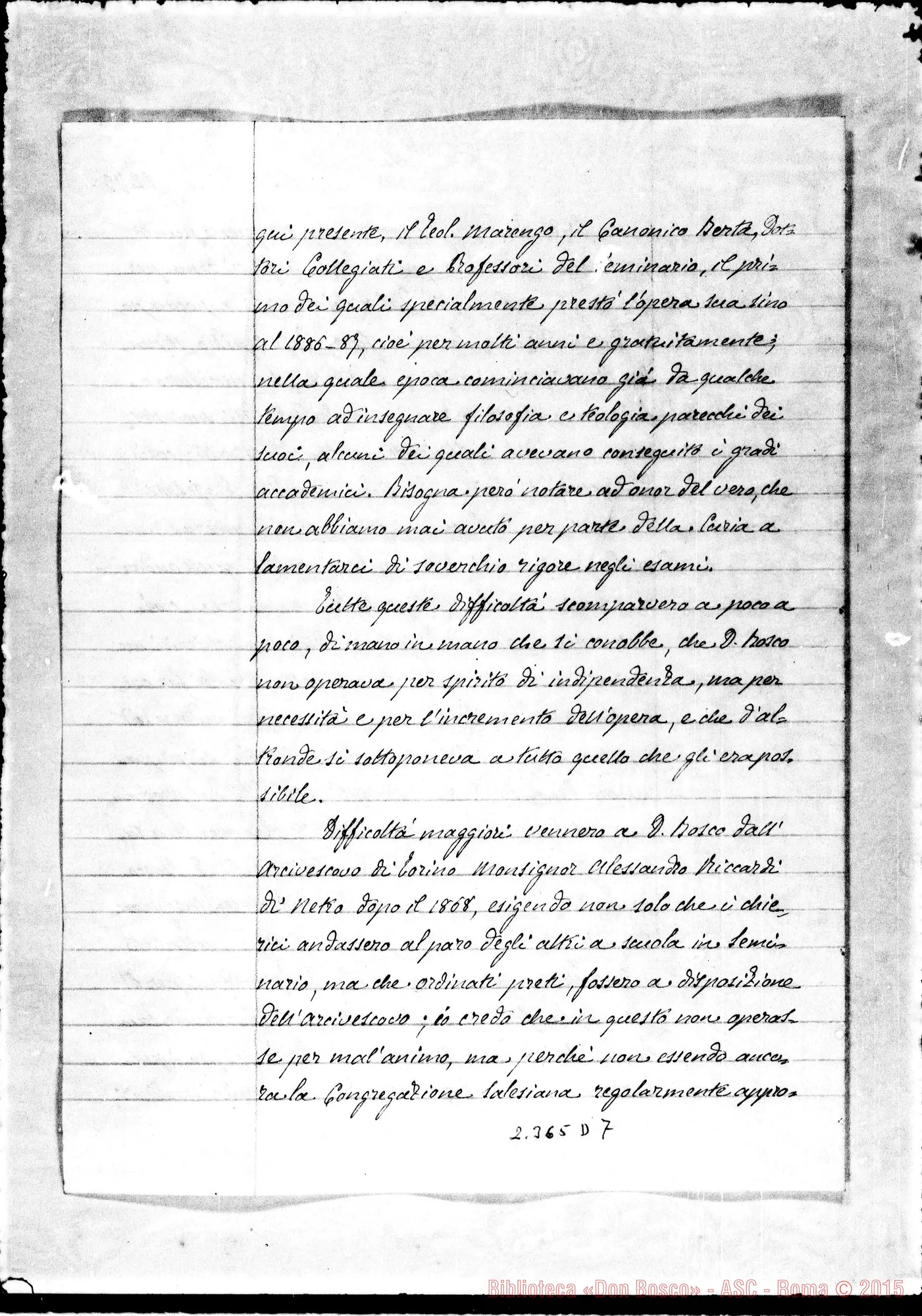 Fotogramma D 7 — Franciscus Cerruti