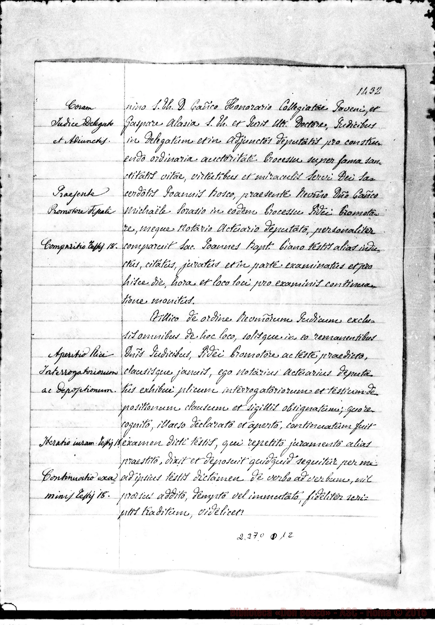 Fotogramma D 12 — Joannes Baptista Ciano