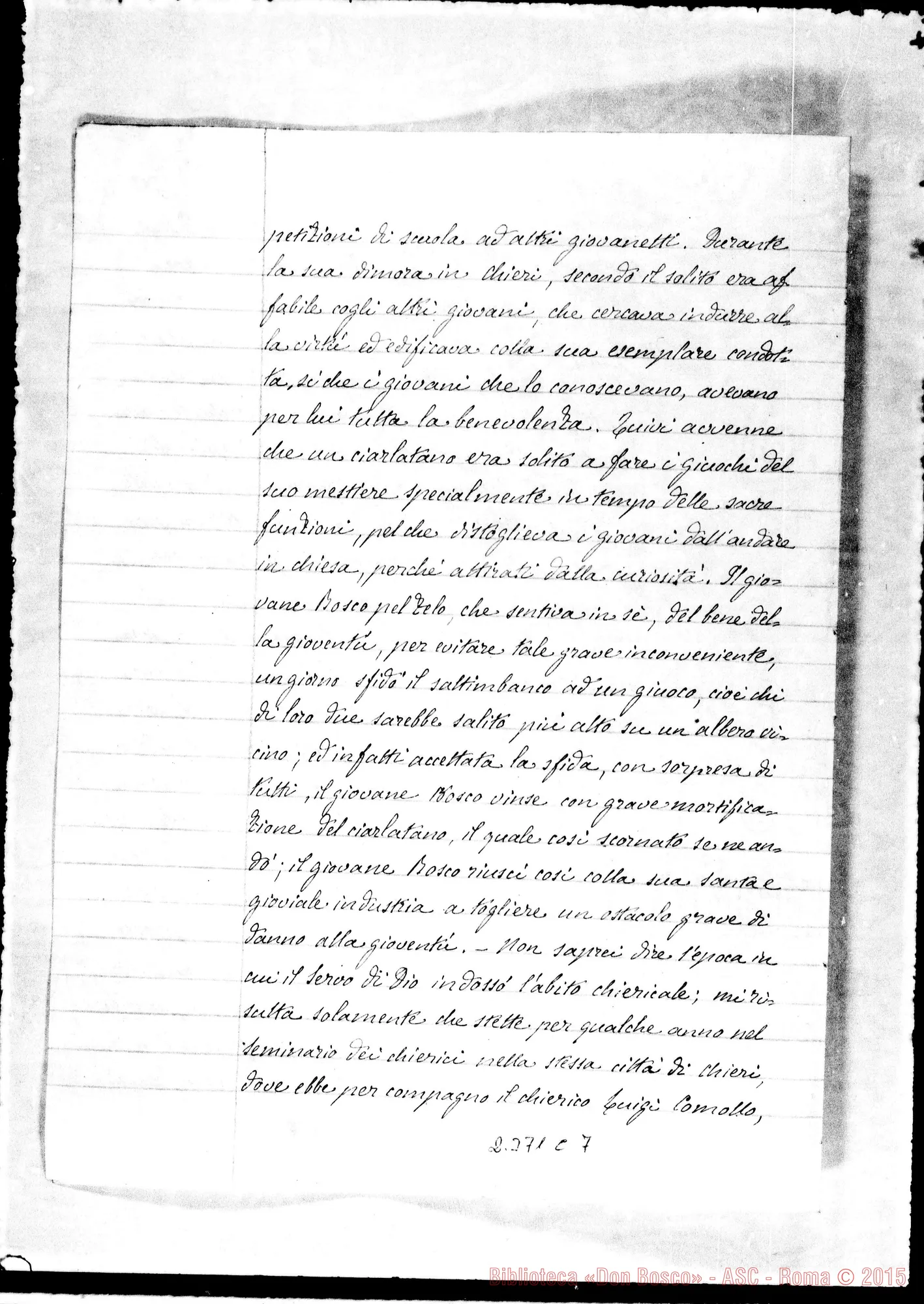 Fotogramma C 7 — Joannes Baptista Ciano