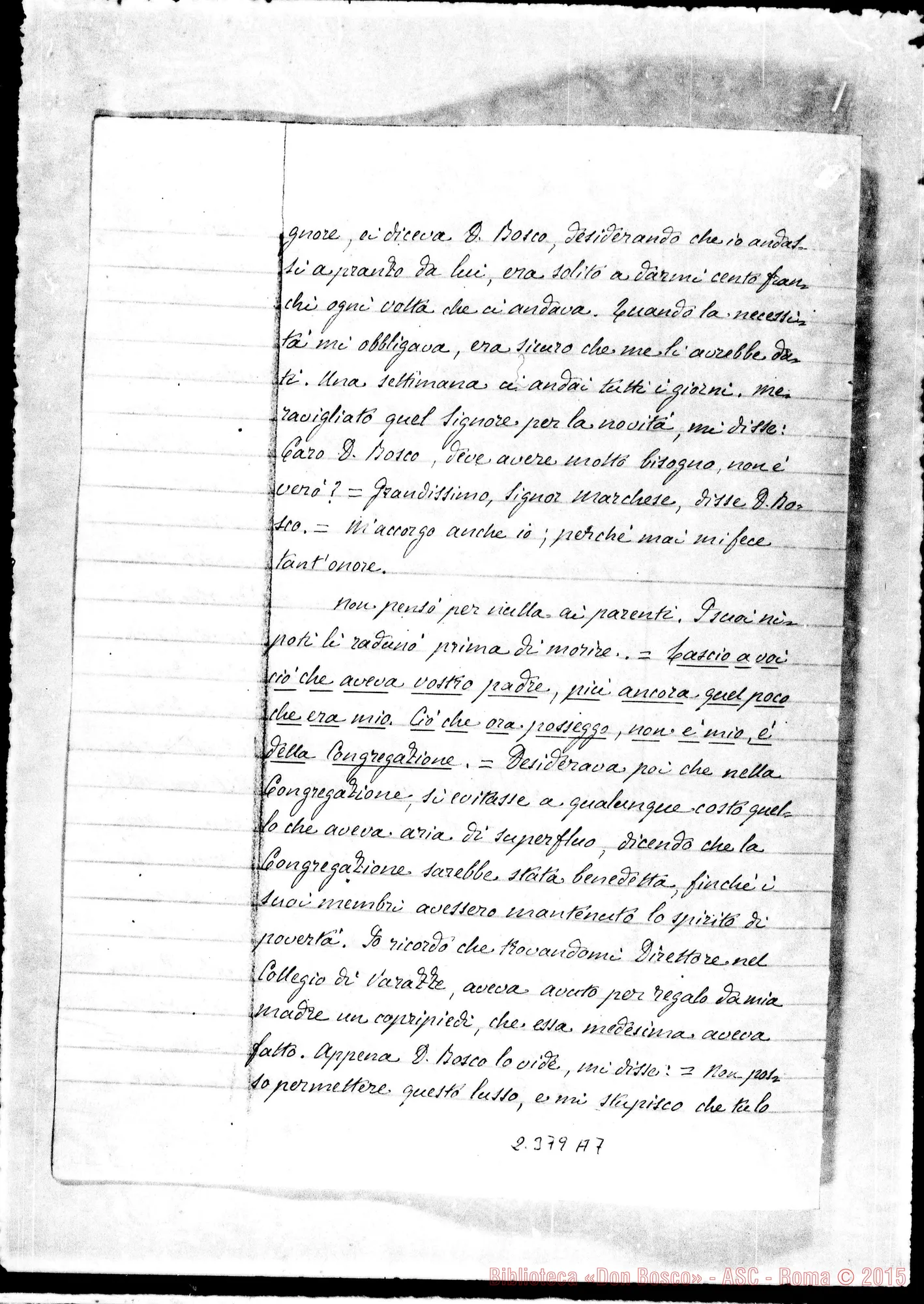 Fotogramma A 7 — Joannes Baptista Francesia