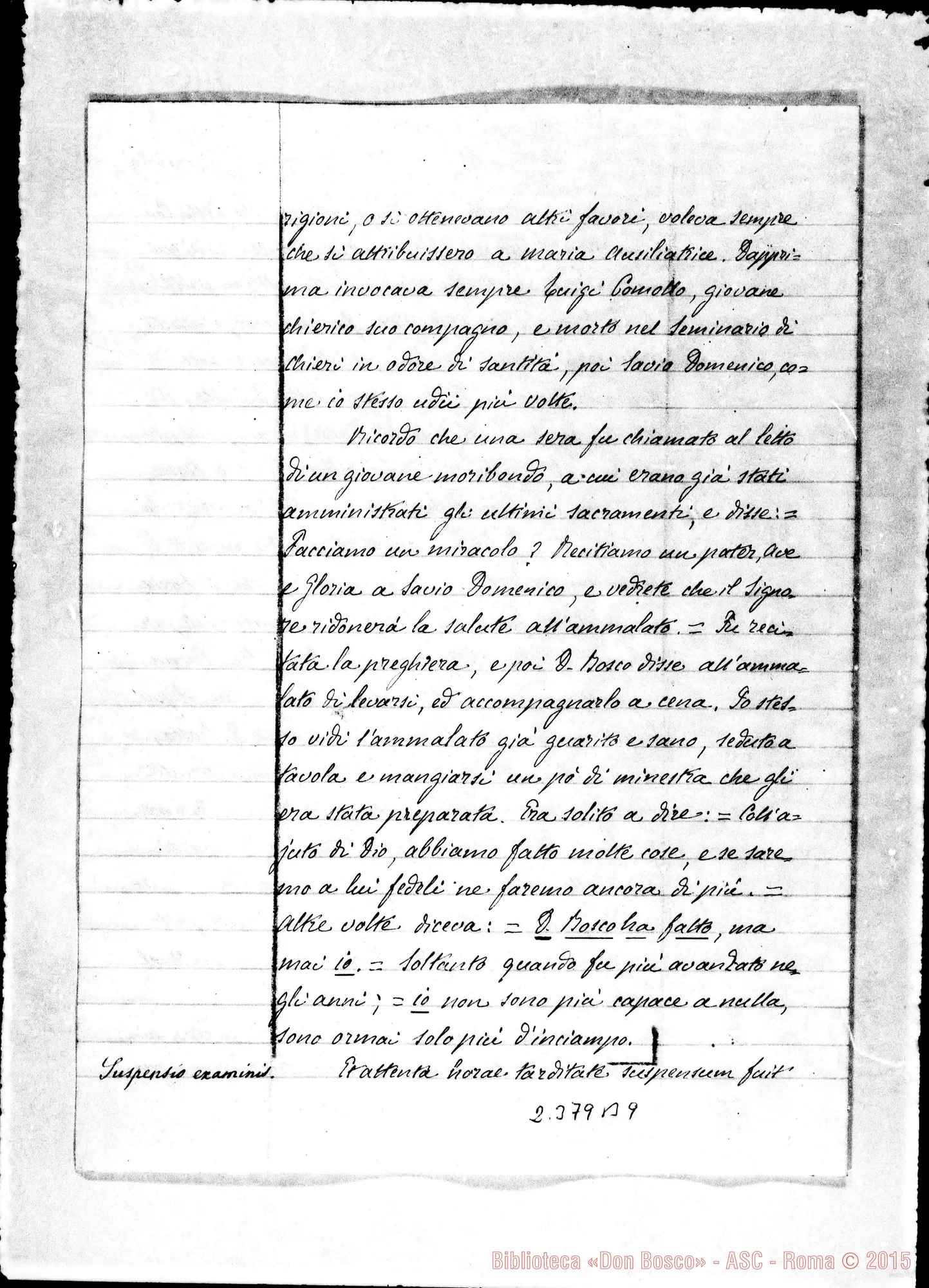 Fotogramma B 9 — Joannes Baptista Francesia
