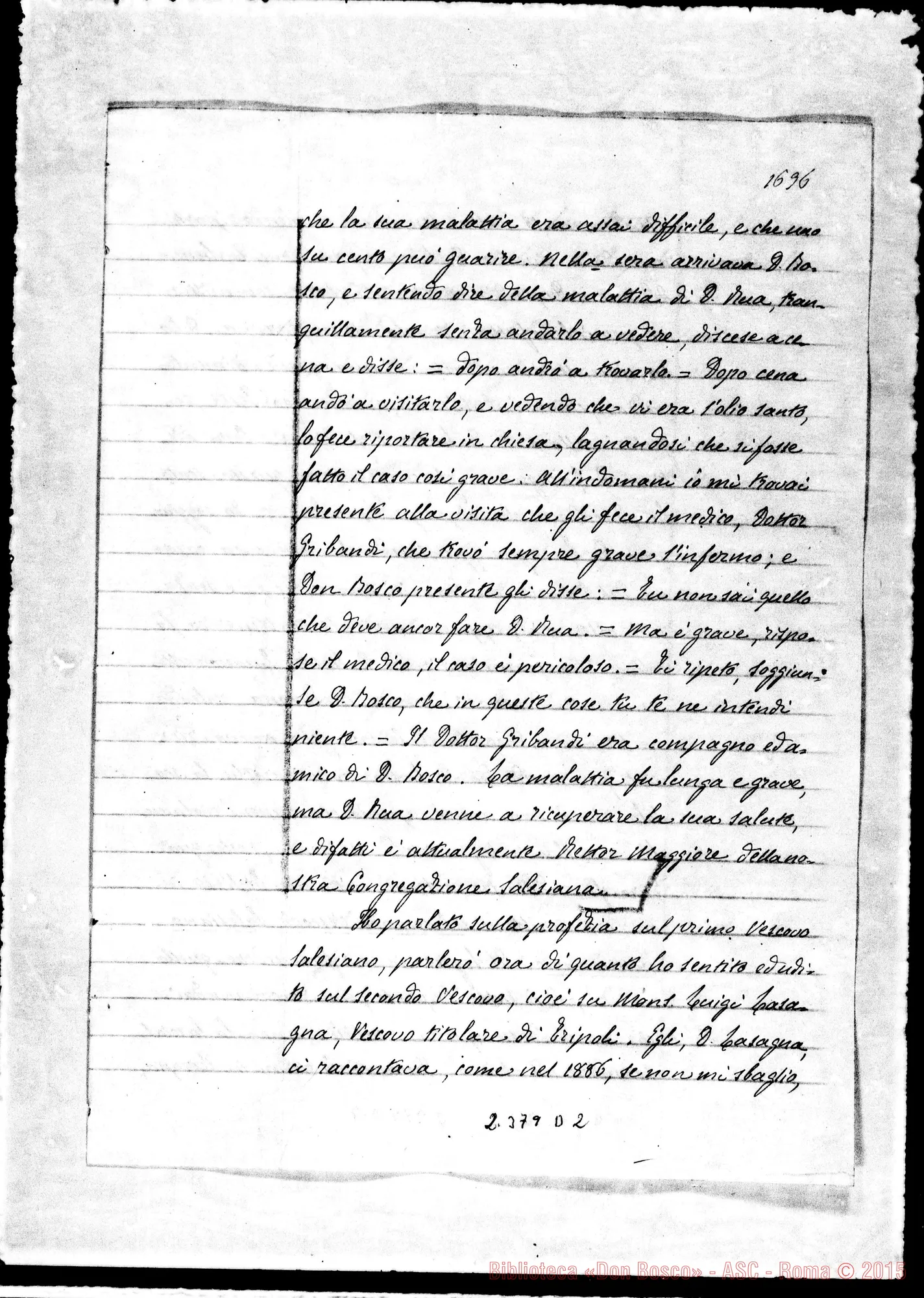 Fotogramma D 2 — Joannes Baptista Francesia (continua)