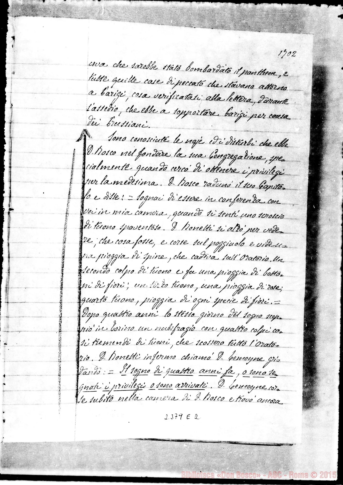 Fotogramma E 2 — Joannes Baptista Francesia (continua)