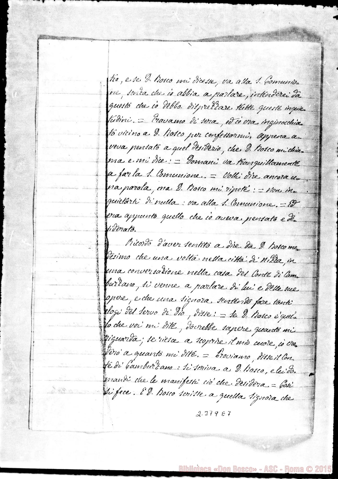 Fotogramma E 7 — Joannes Baptista Francesia (continua)