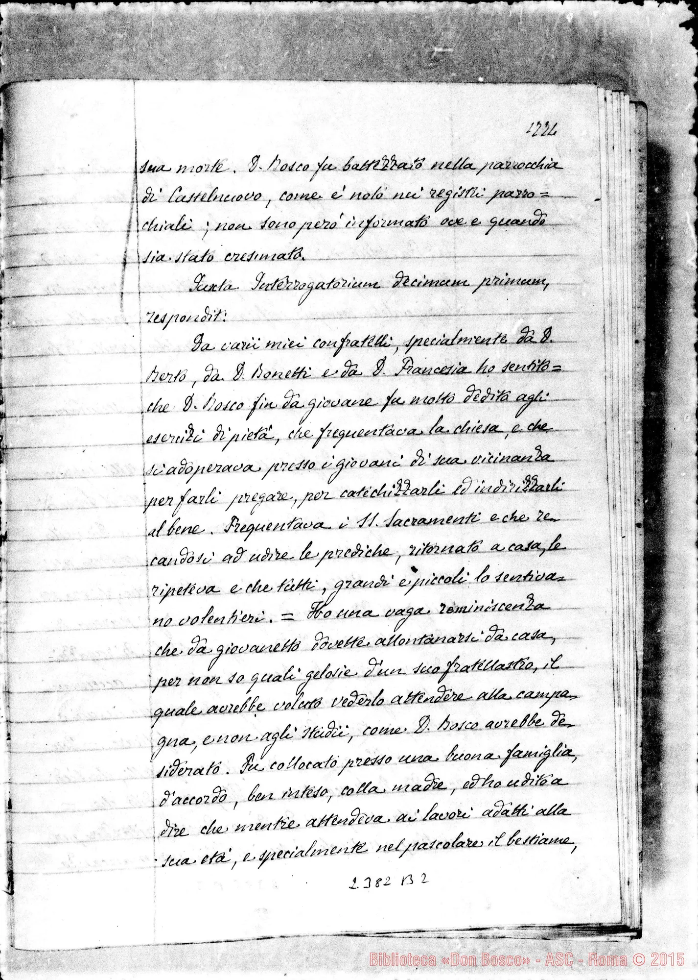 Fotogramma B 2 — Aloysius Piscetta