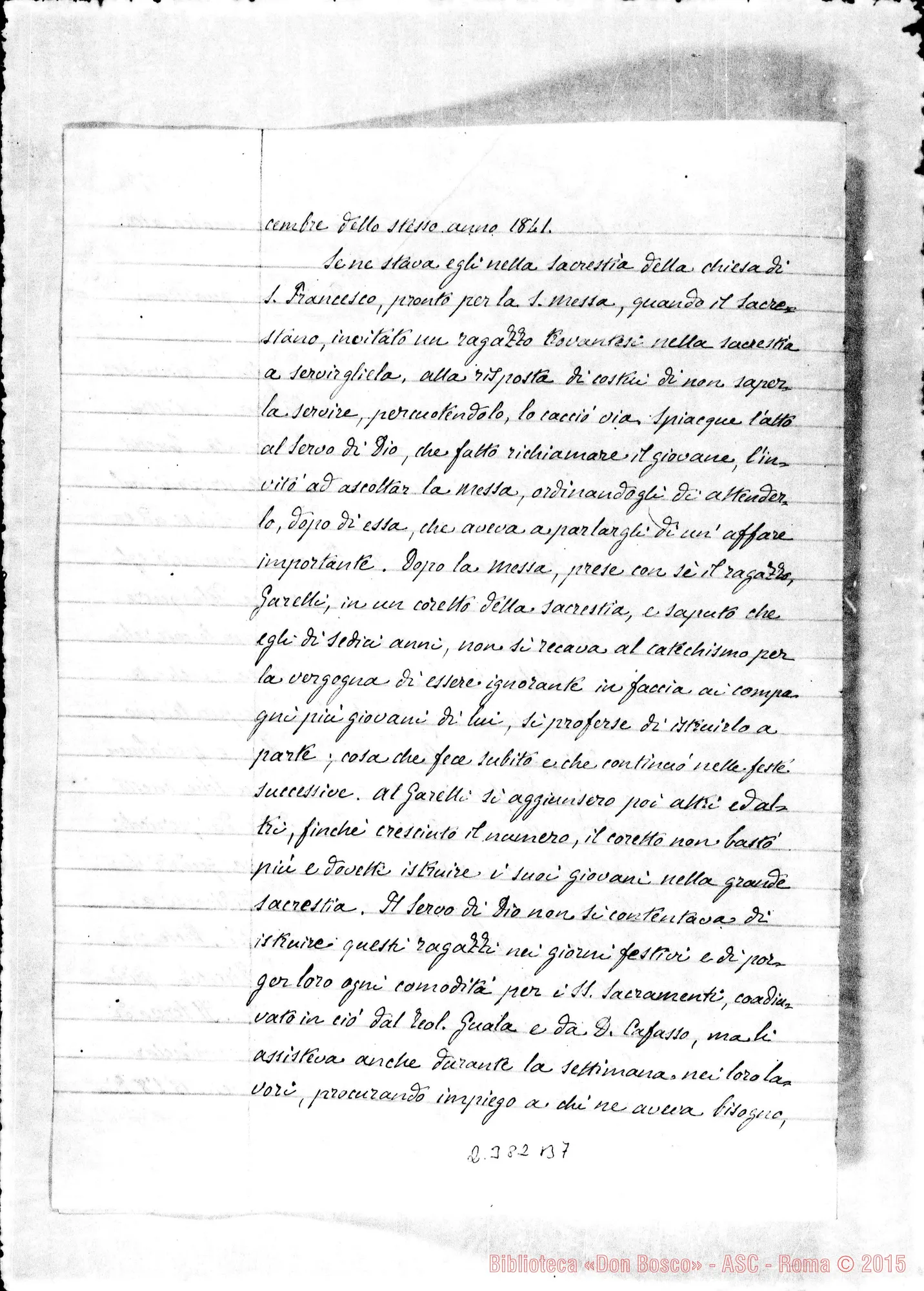Fotogramma B 7 — Aloysius Piscetta