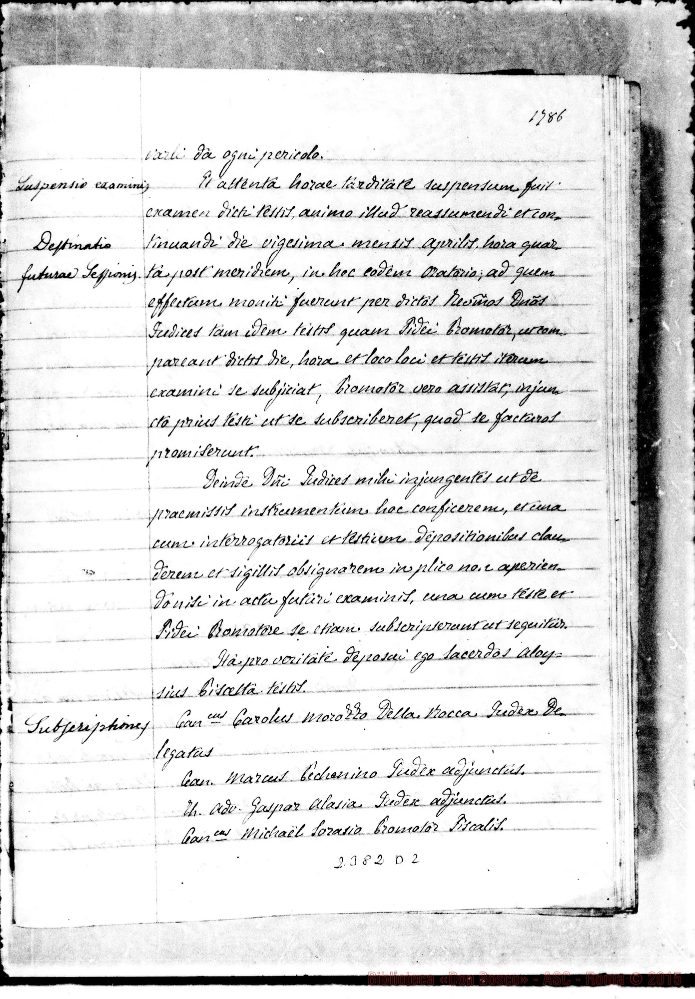 Fotogramma D 2 — Aloysius Piscetta