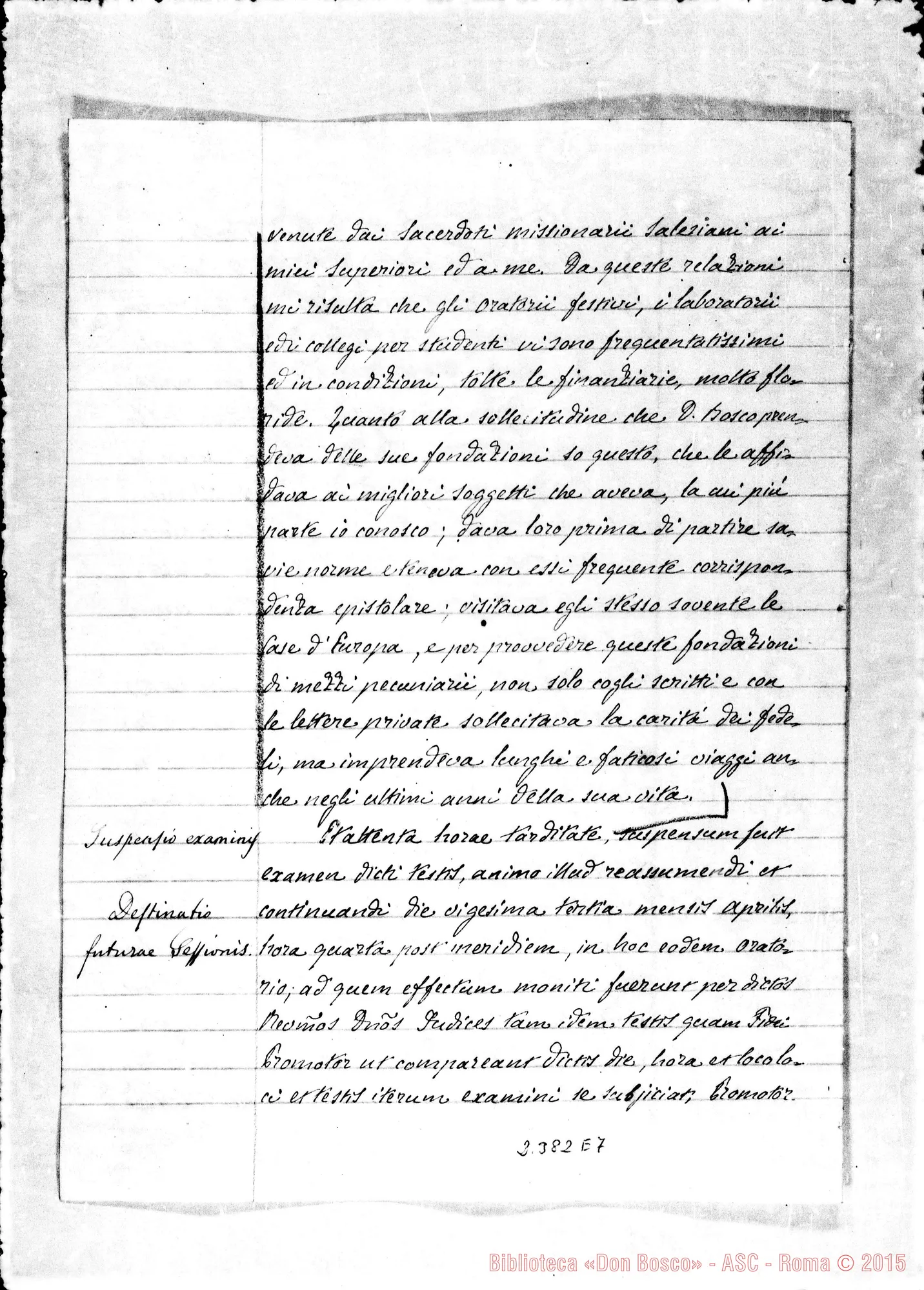 Fotogramma E 7 — Aloysius Piscetta